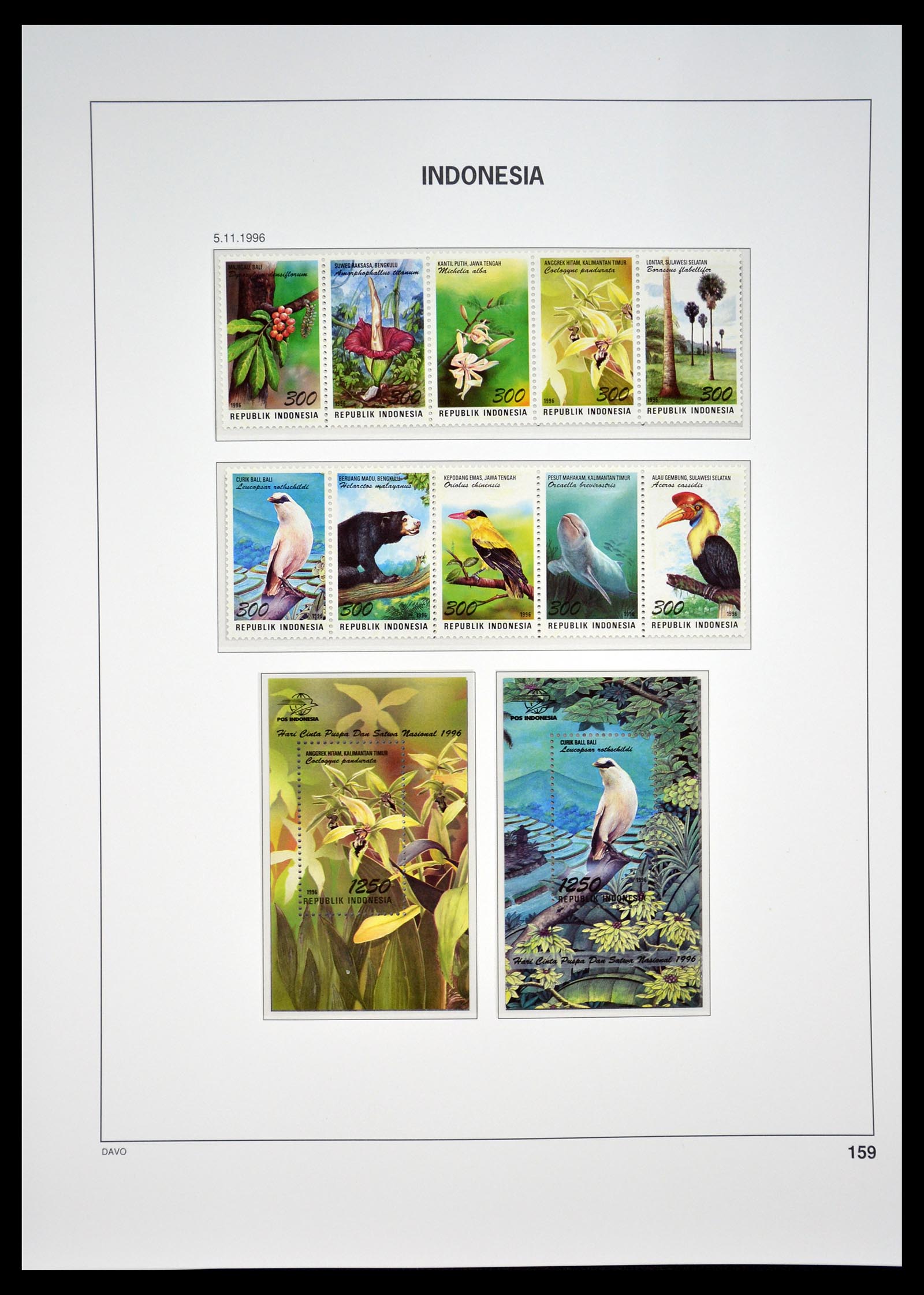 35131 164 - Postzegelverzameling 35131 Indonesië 1950-2000.