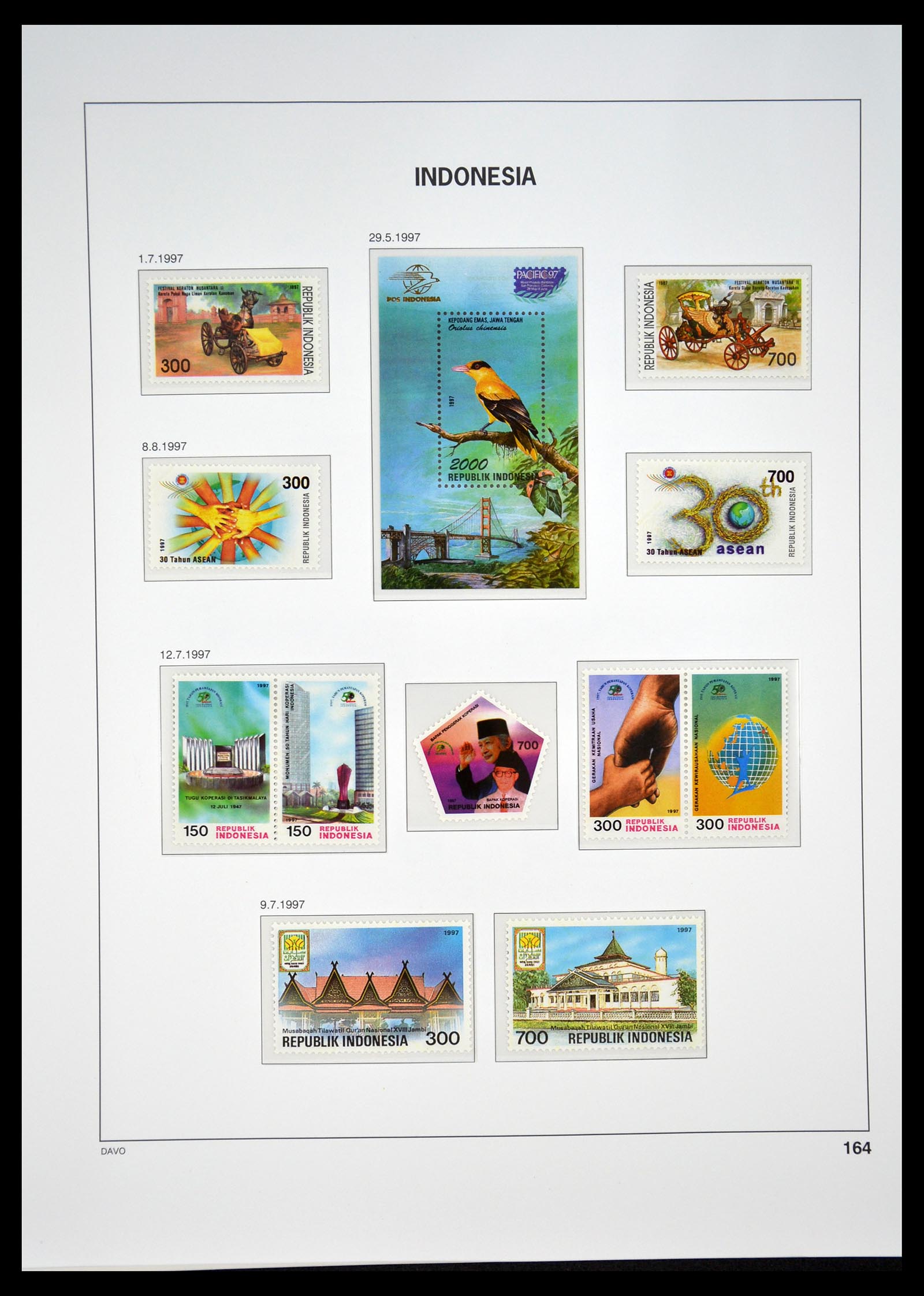 35131 169 - Postzegelverzameling 35131 Indonesië 1950-2000.