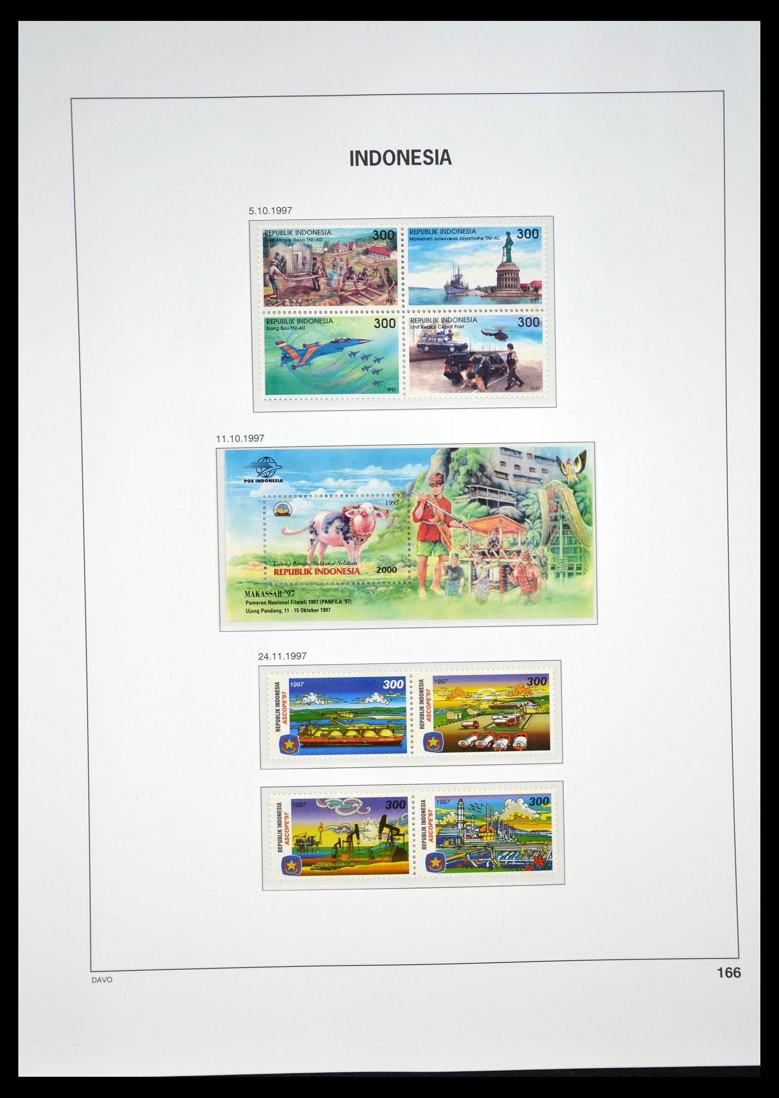 35131 171 - Postzegelverzameling 35131 Indonesië 1950-2000.