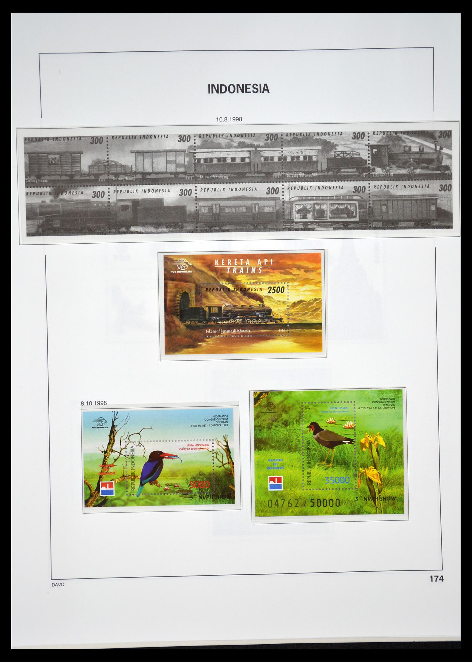 35131 178 - Postzegelverzameling 35131 Indonesië 1950-2000.