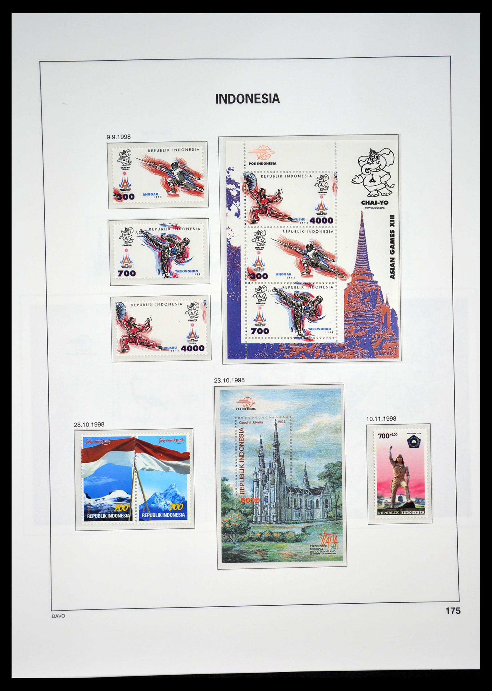 35131 179 - Postzegelverzameling 35131 Indonesië 1950-2000.