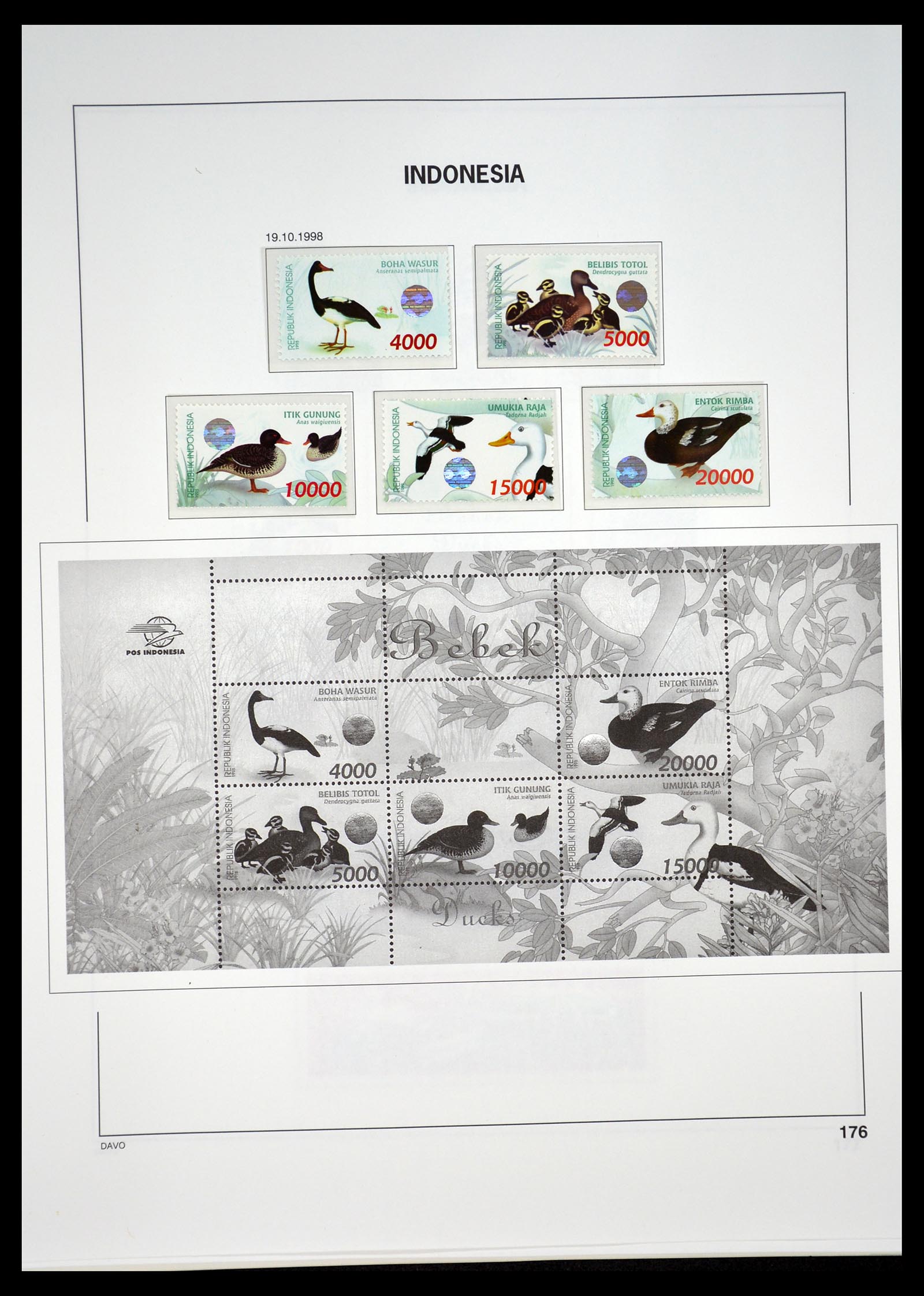 35131 180 - Postzegelverzameling 35131 Indonesië 1950-2000.