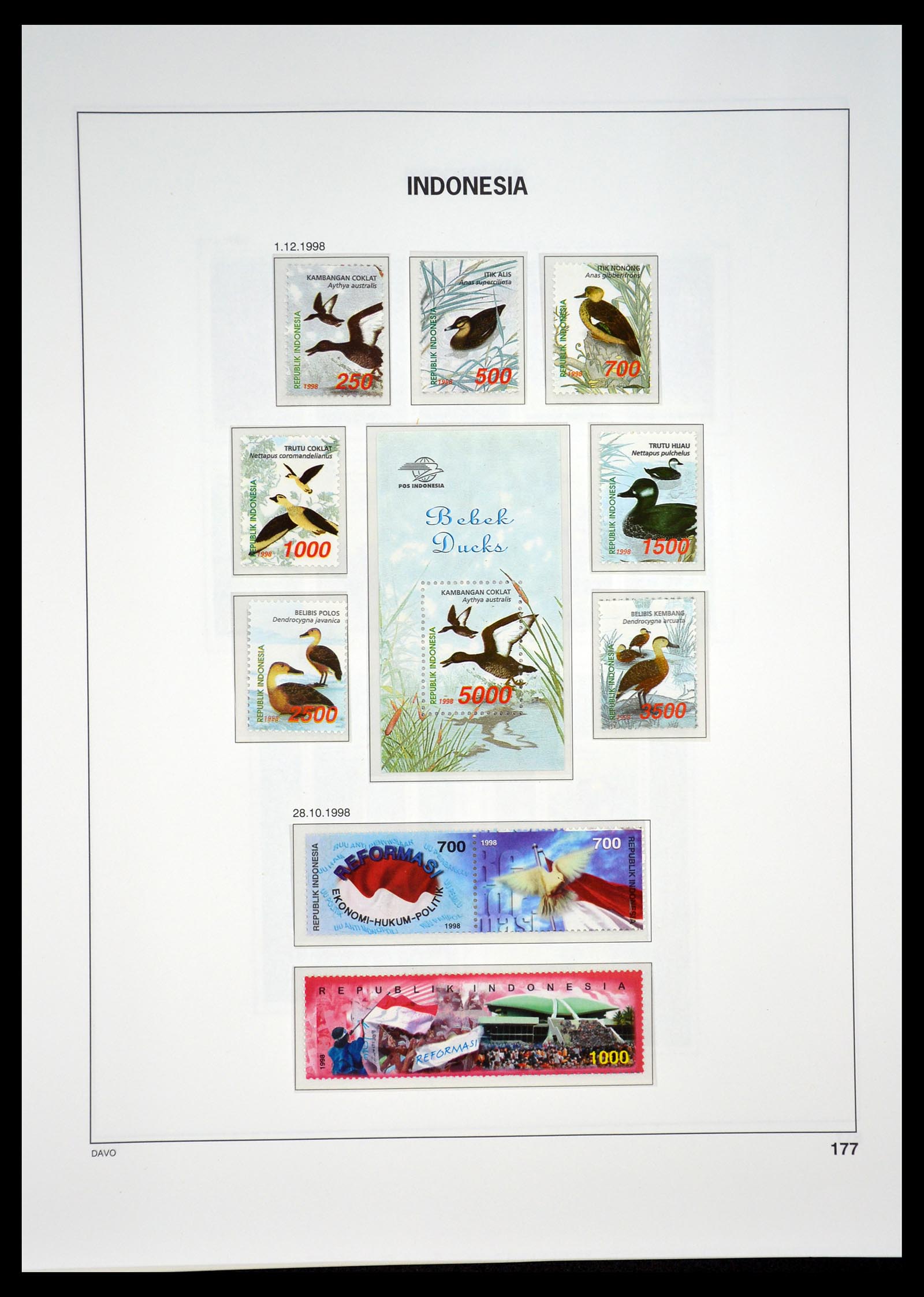 35131 181 - Postzegelverzameling 35131 Indonesië 1950-2000.