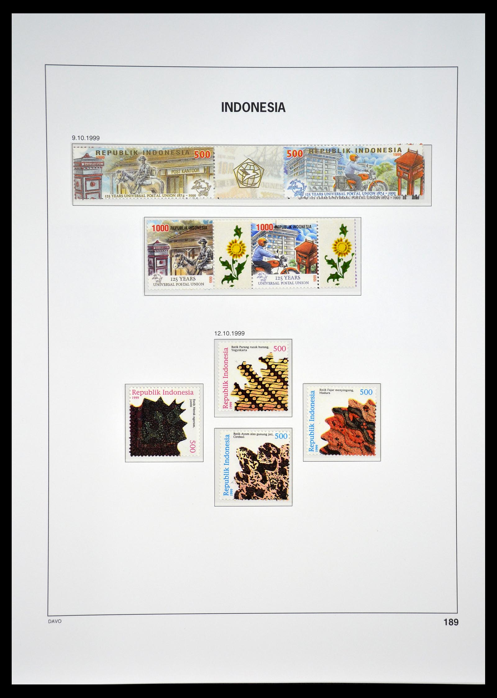 35131 193 - Postzegelverzameling 35131 Indonesië 1950-2000.