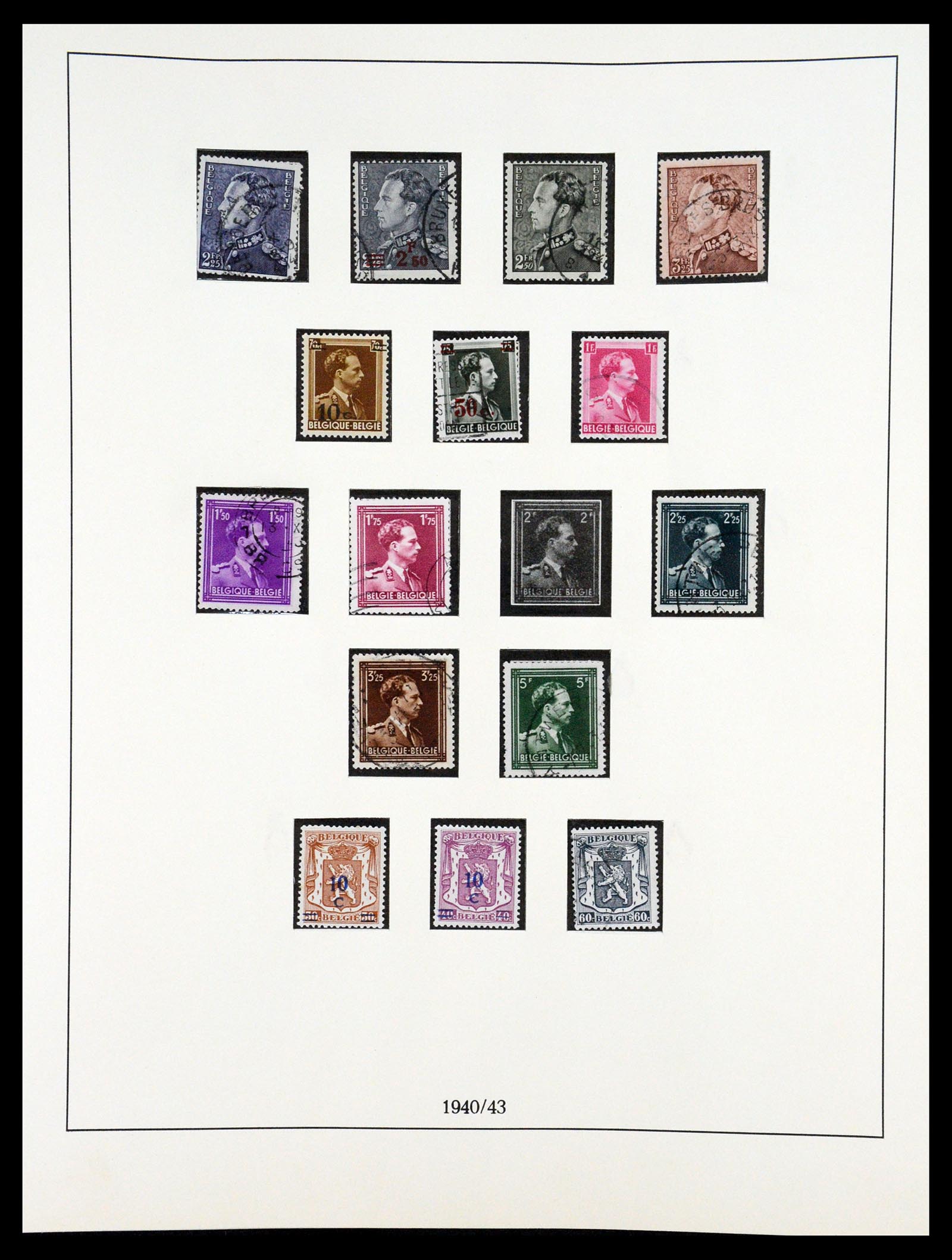 35132 001 - Postzegelverzameling 35132 België 1941-1996.