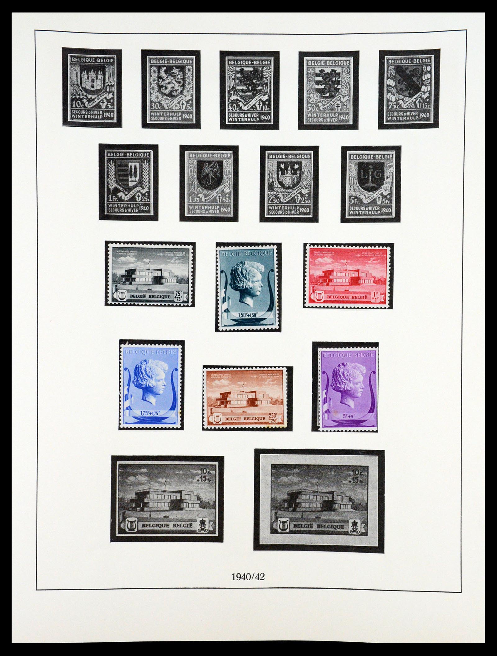 35132 002 - Stamp Collection 35132 Belgium 1941-1996.