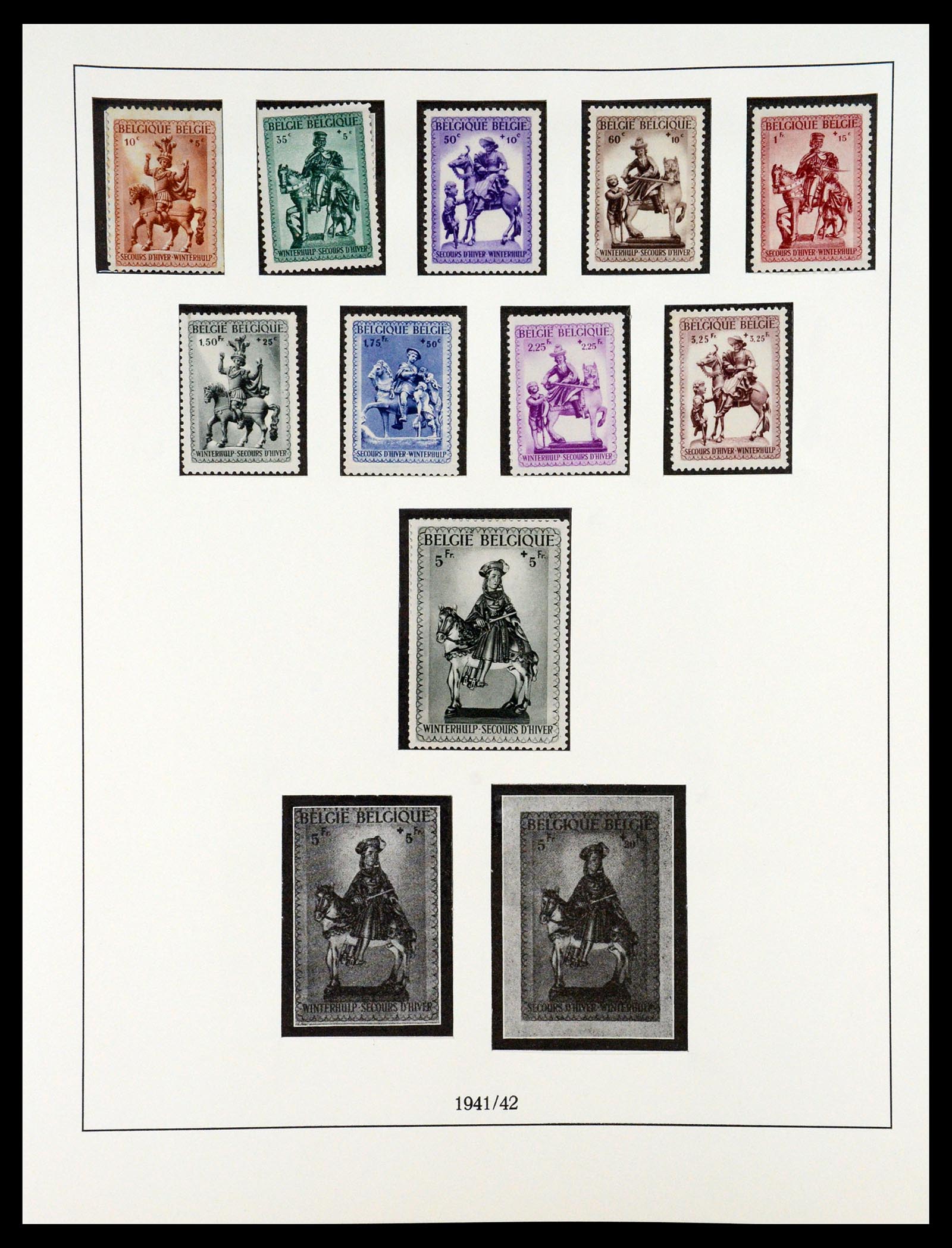 35132 006 - Stamp Collection 35132 Belgium 1941-1996.