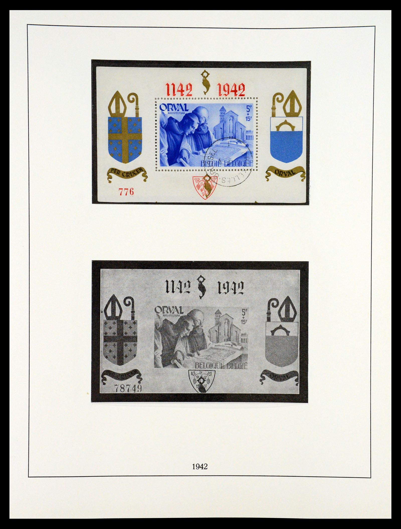 35132 010 - Stamp Collection 35132 Belgium 1941-1996.