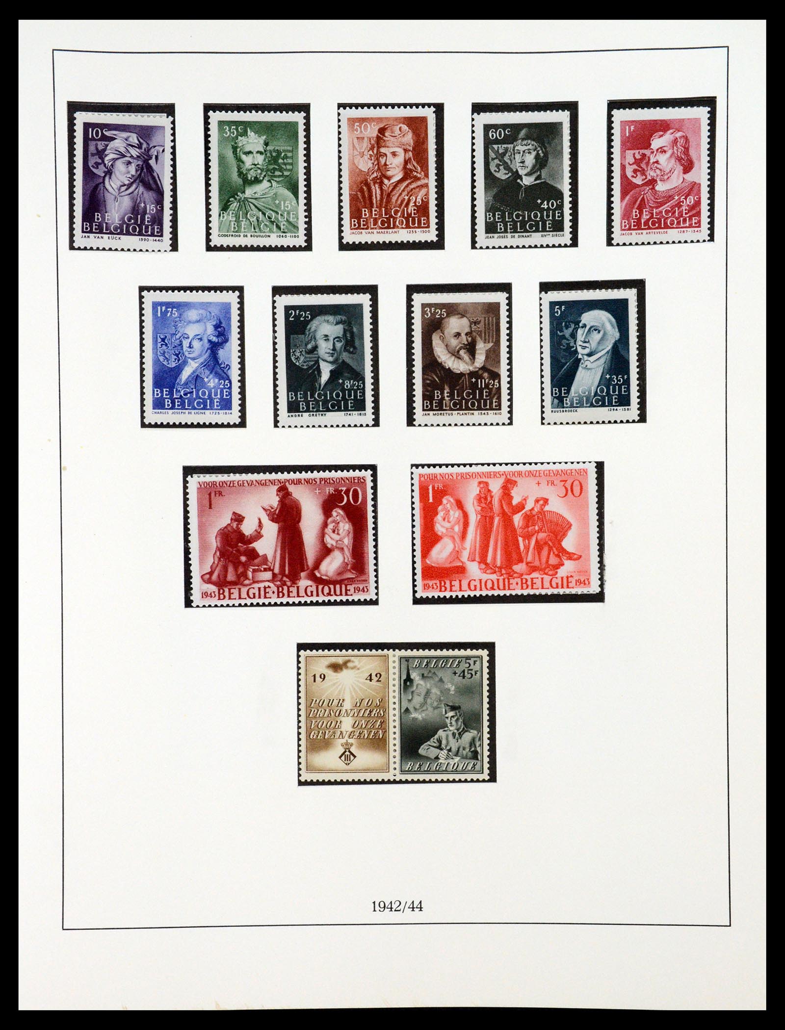 35132 013 - Stamp Collection 35132 Belgium 1941-1996.