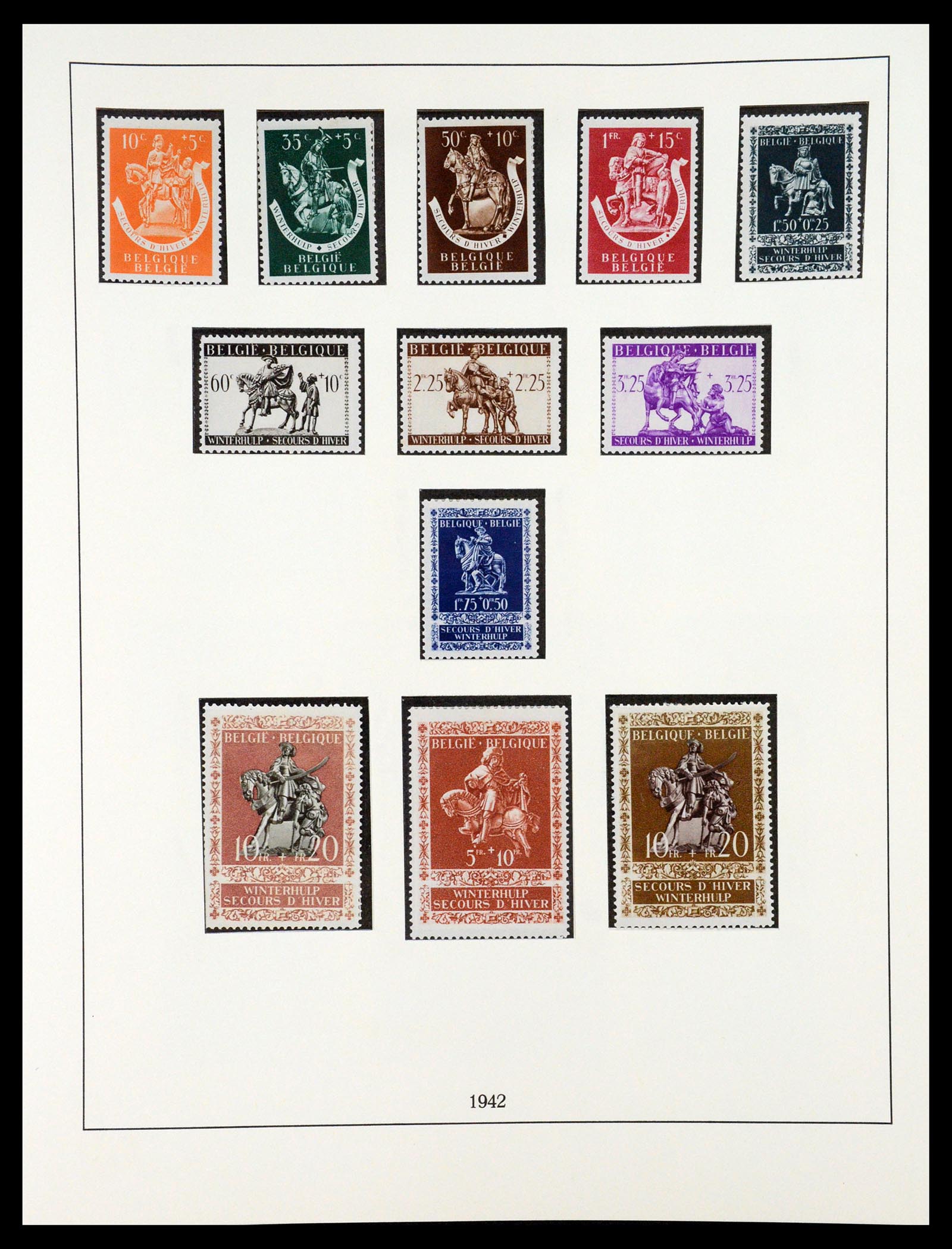 35132 014 - Stamp Collection 35132 Belgium 1941-1996.