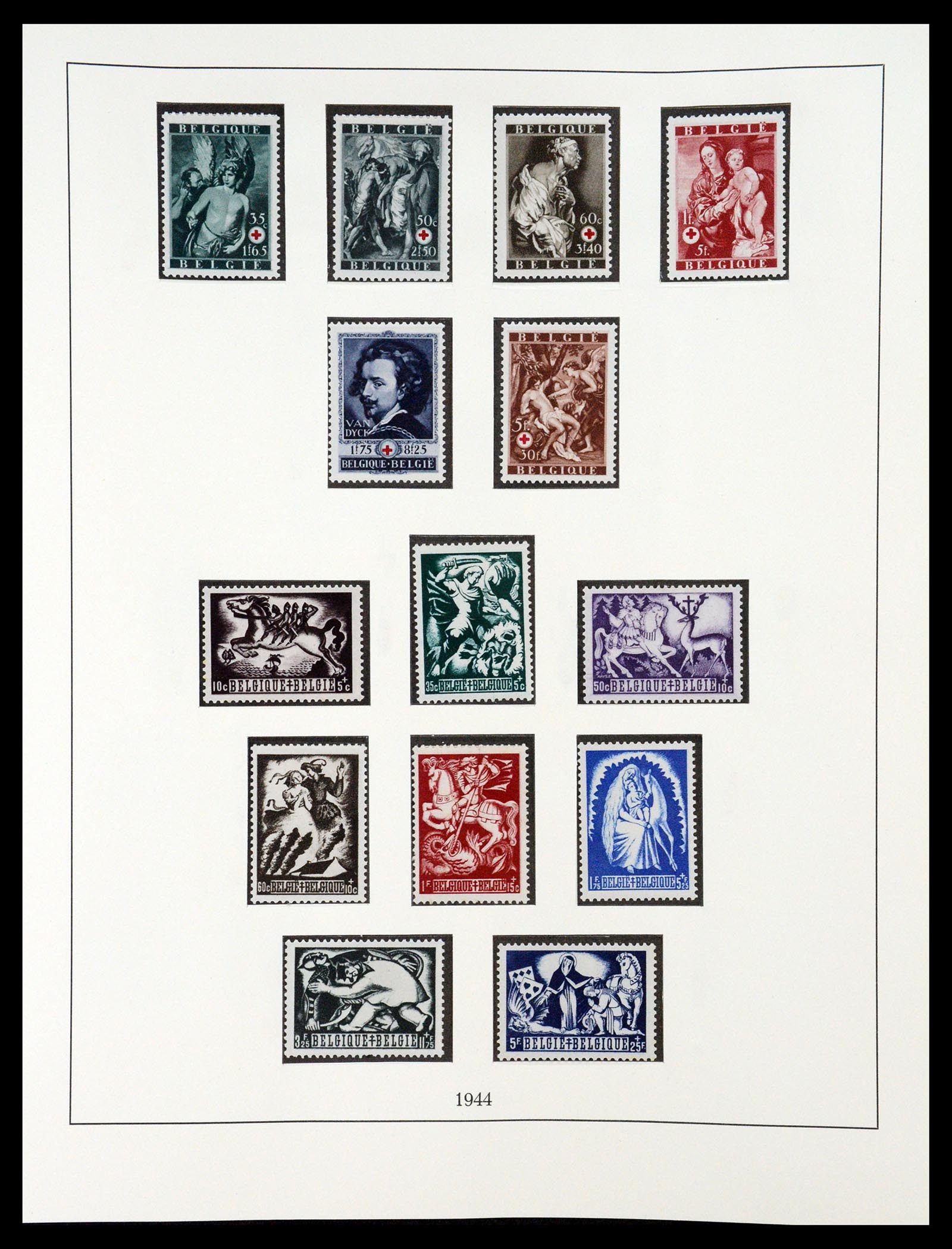35132 016 - Postzegelverzameling 35132 België 1941-1996.