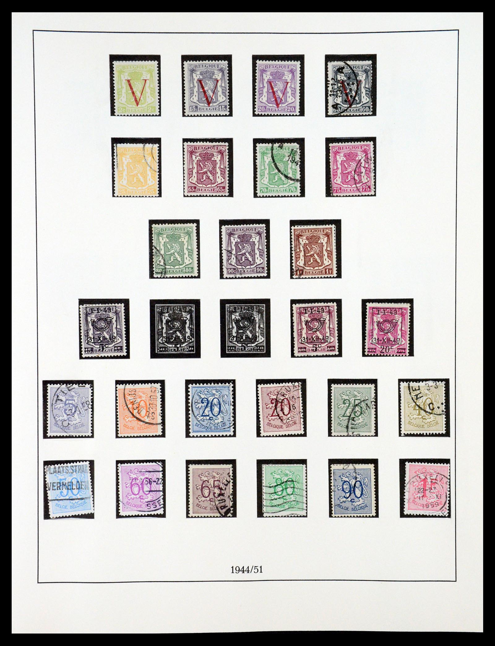 35132 017 - Postzegelverzameling 35132 België 1941-1996.