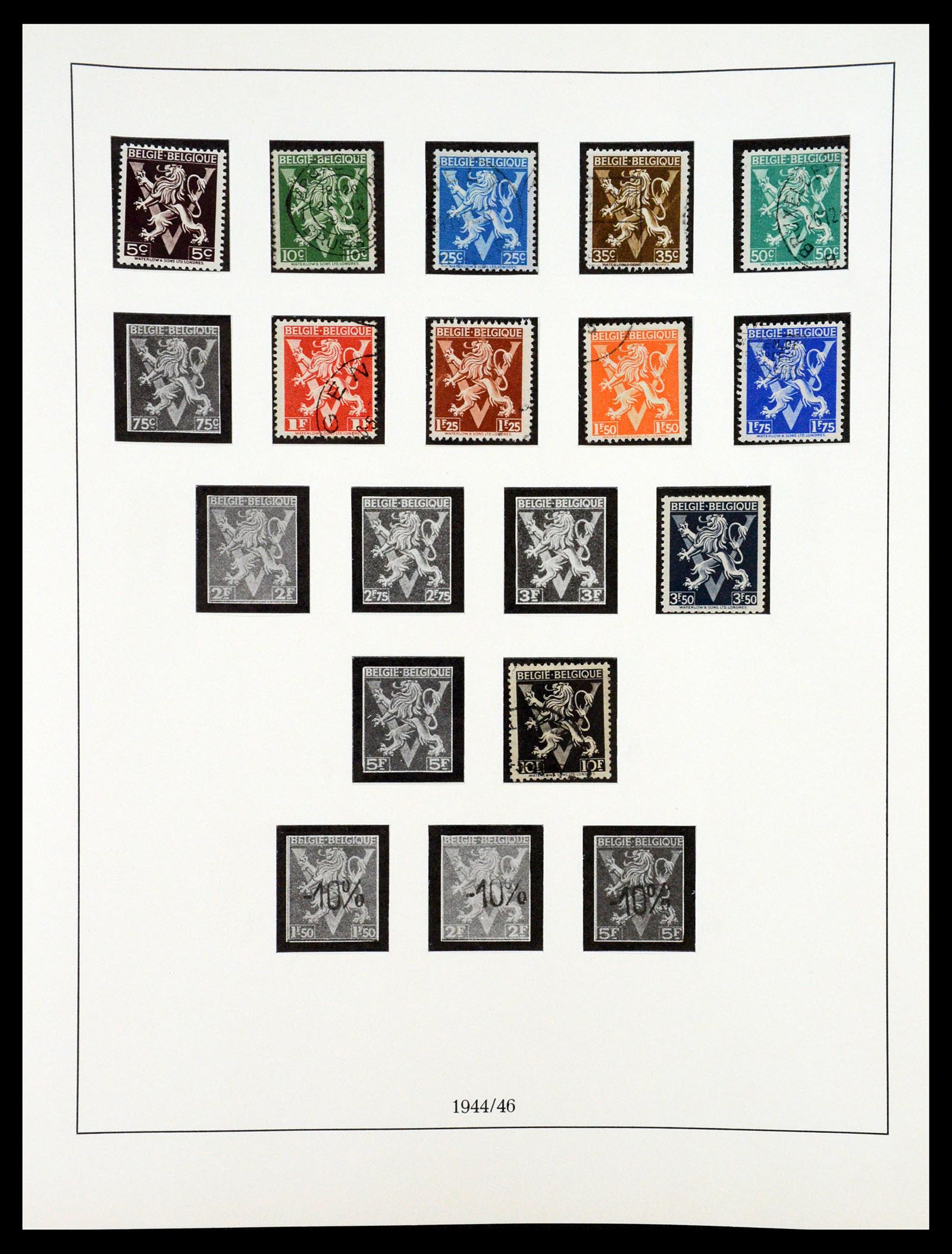 35132 019 - Postzegelverzameling 35132 België 1941-1996.