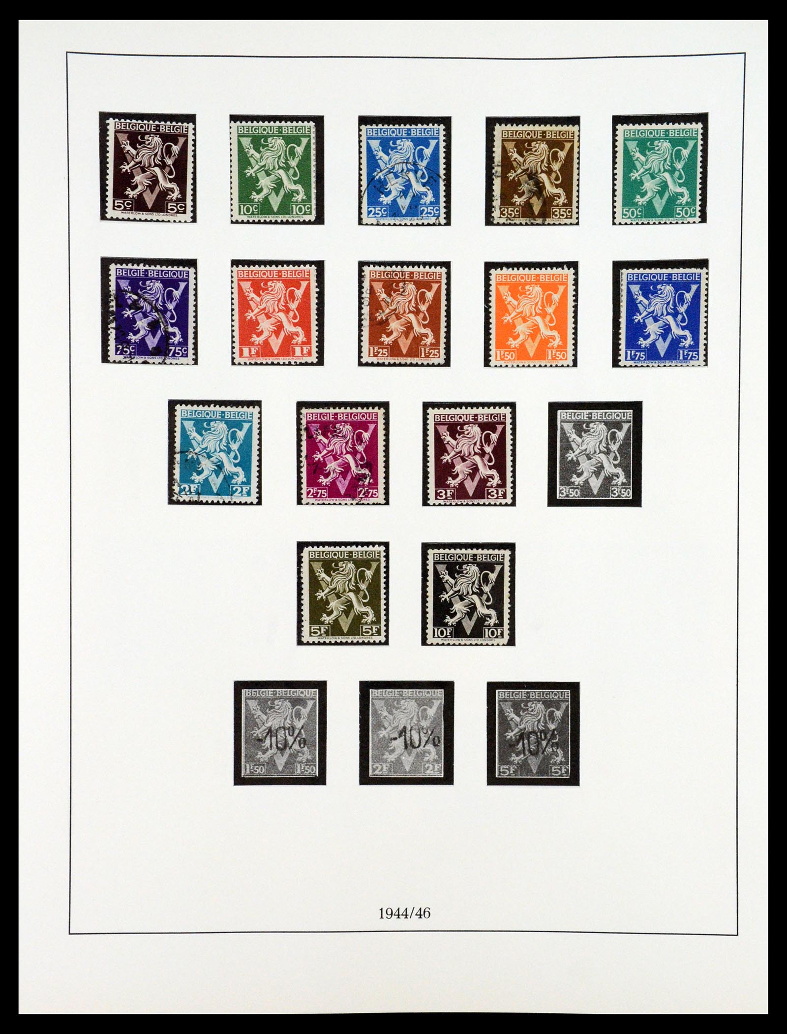 35132 020 - Stamp Collection 35132 Belgium 1941-1996.