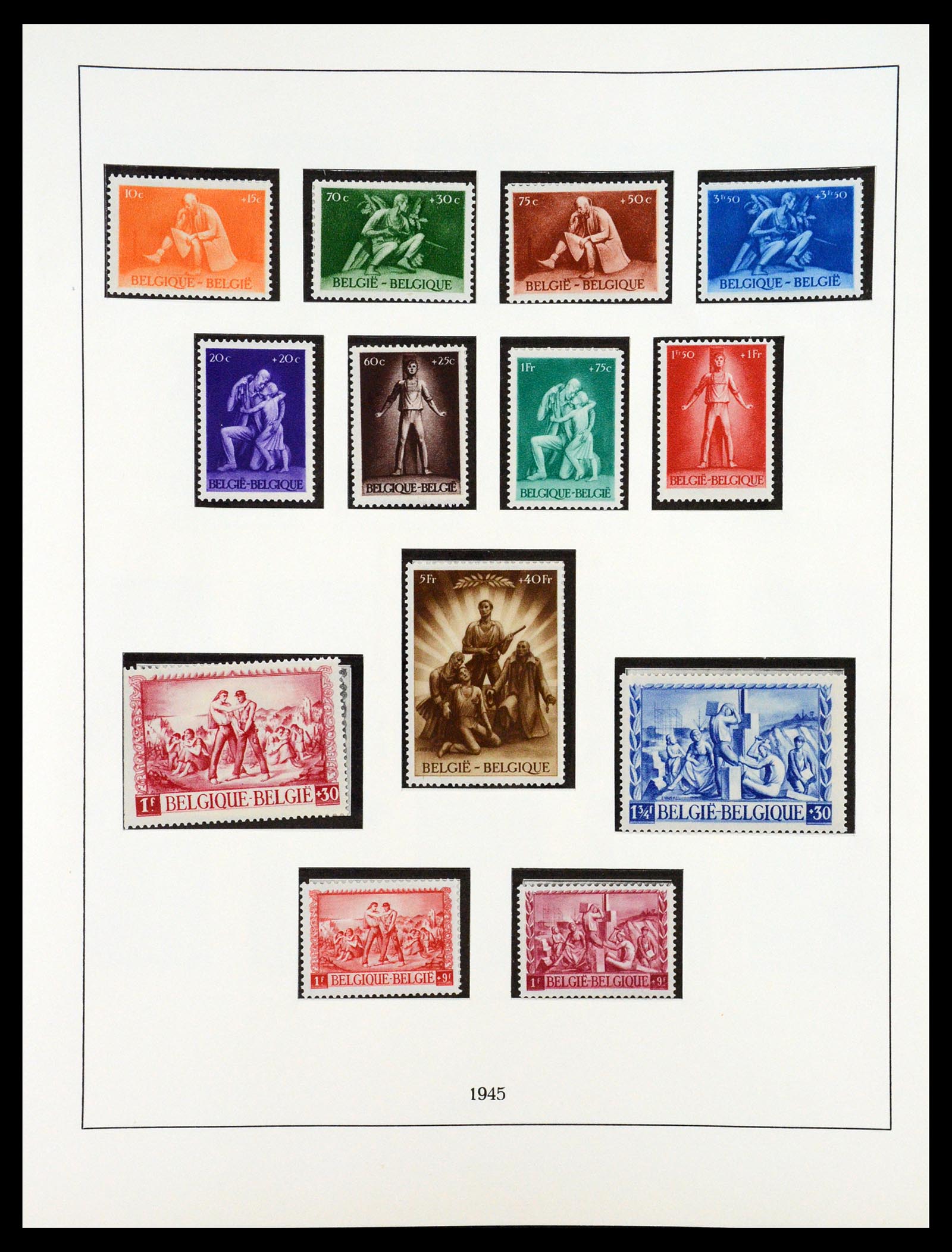 35132 021 - Stamp Collection 35132 Belgium 1941-1996.