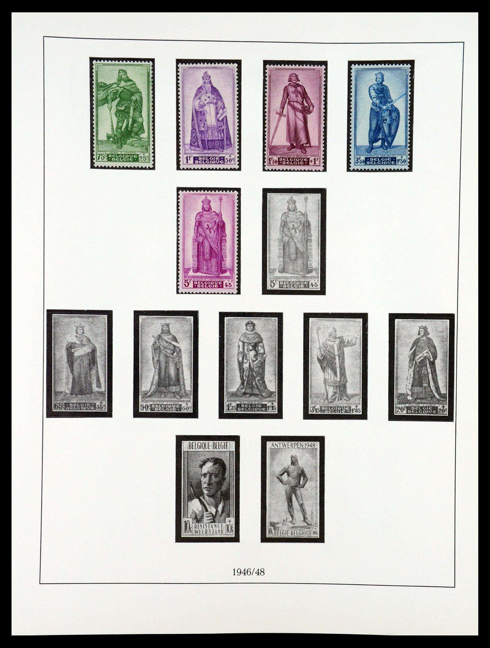 35132 024 - Stamp Collection 35132 Belgium 1941-1996.