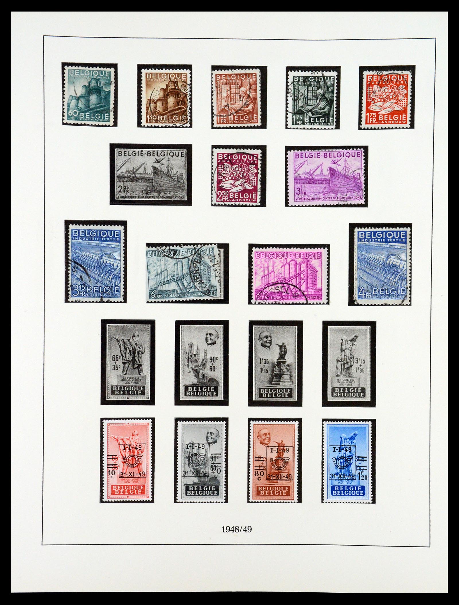 35132 025 - Stamp Collection 35132 Belgium 1941-1996.