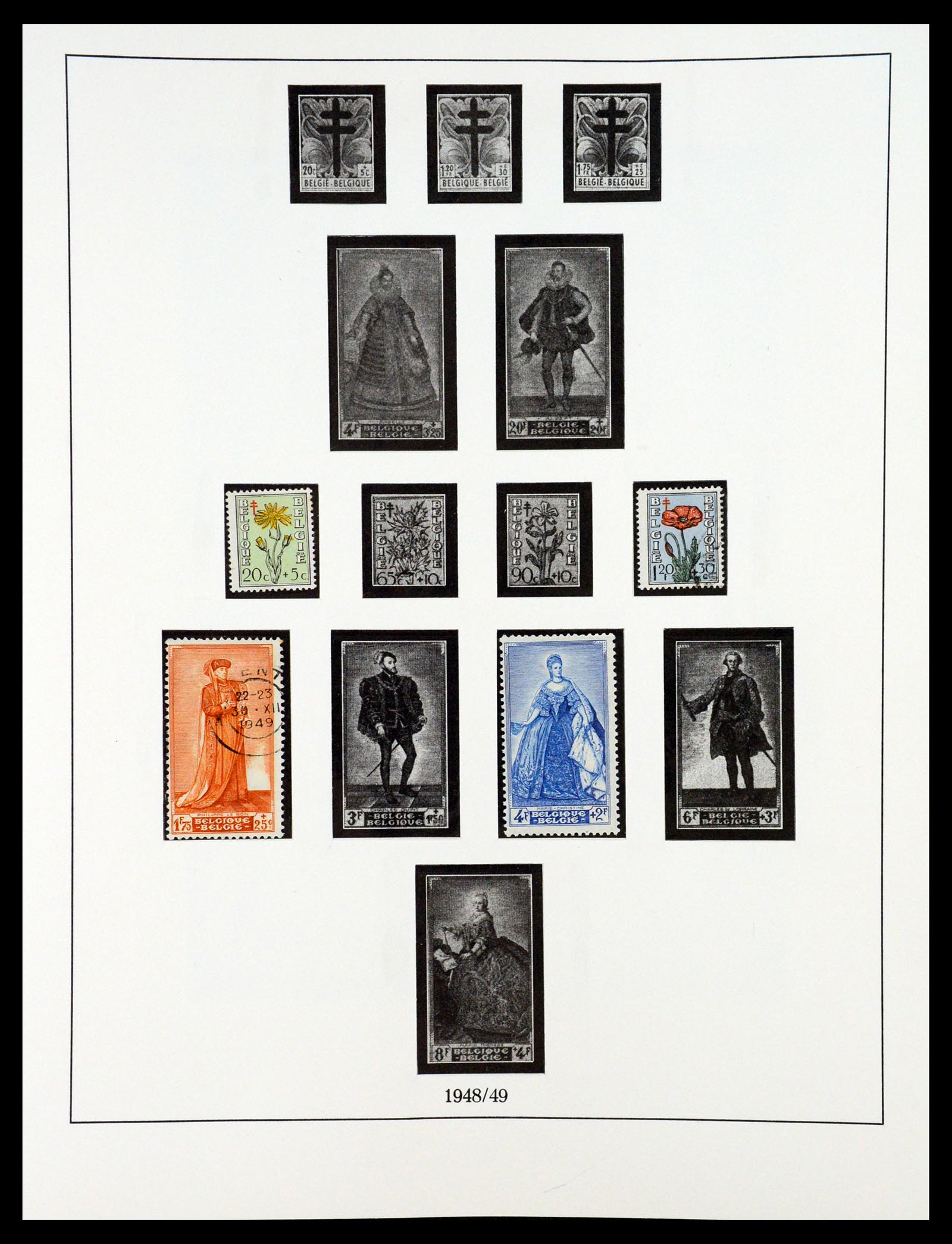 35132 027 - Stamp Collection 35132 Belgium 1941-1996.