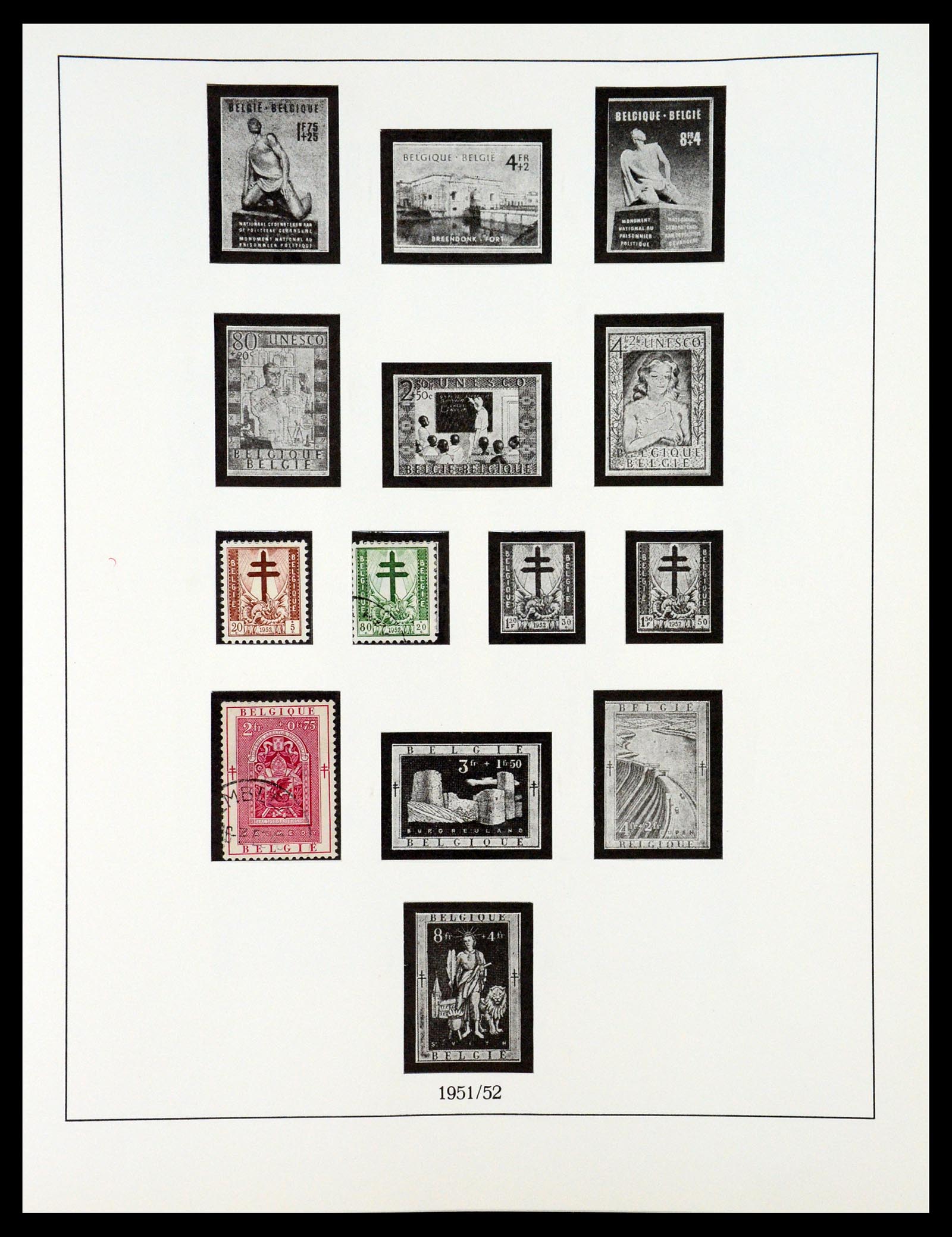 35132 030 - Stamp Collection 35132 Belgium 1941-1996.