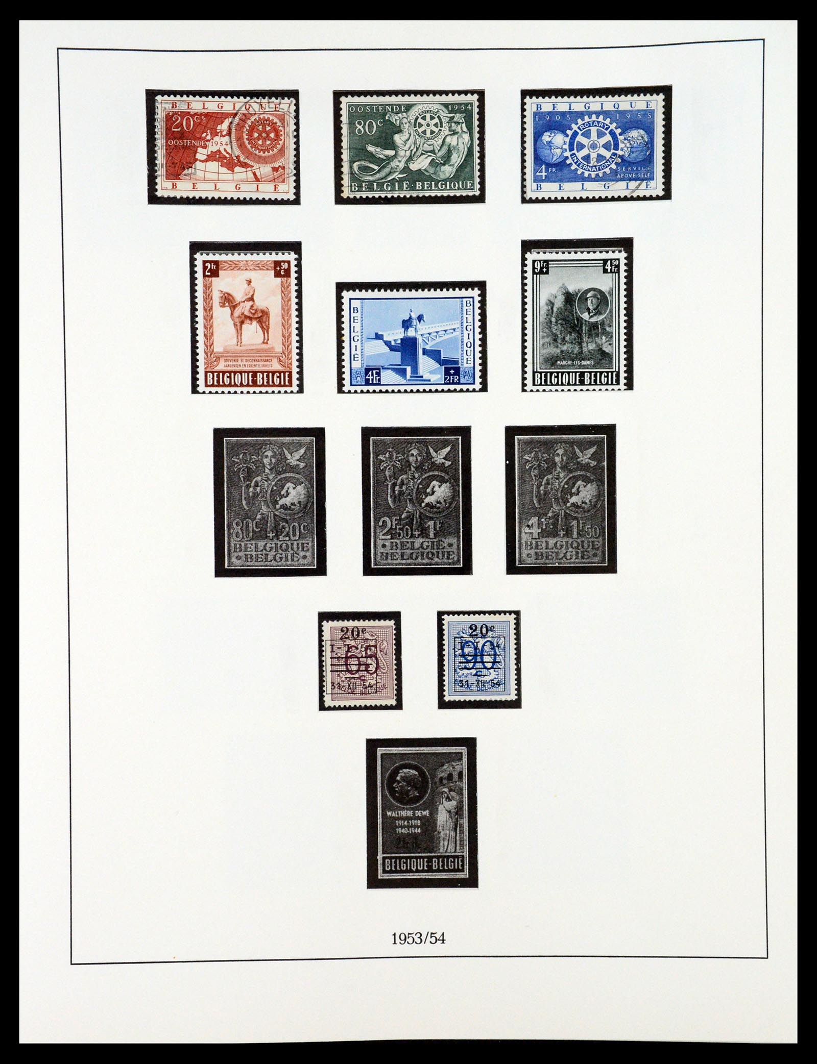 35132 032 - Stamp Collection 35132 Belgium 1941-1996.