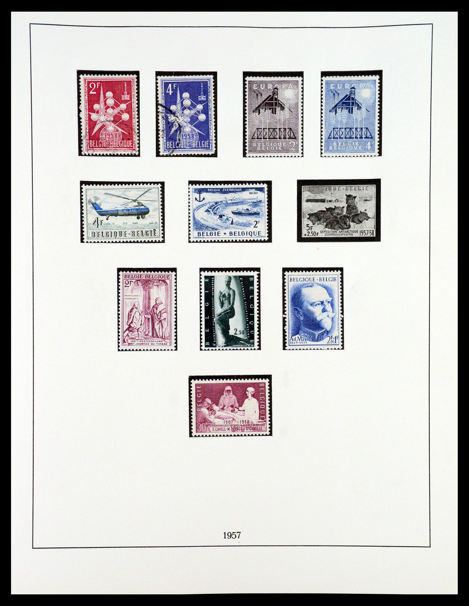 35132 039 - Stamp Collection 35132 Belgium 1941-1996.