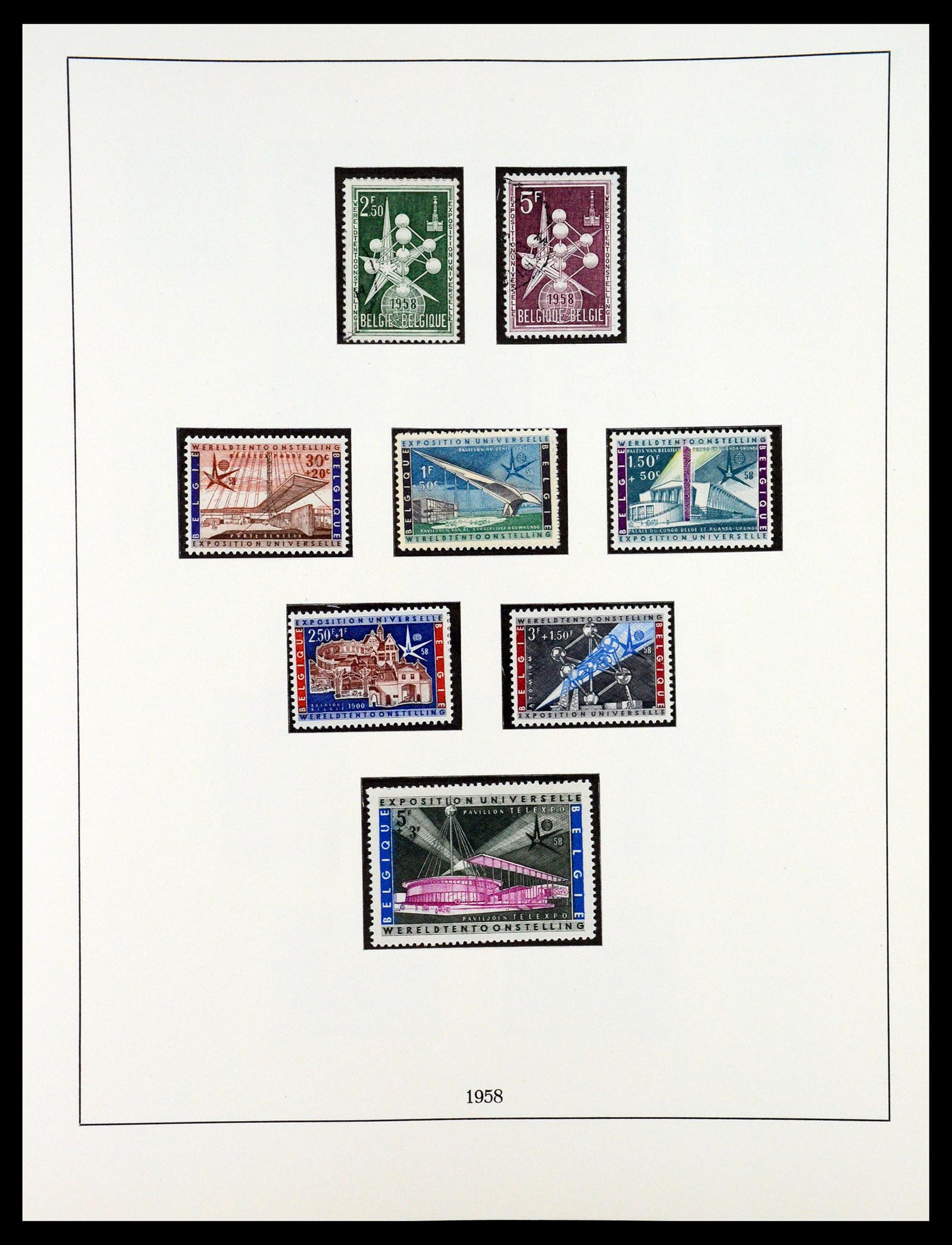 35132 043 - Stamp Collection 35132 Belgium 1941-1996.