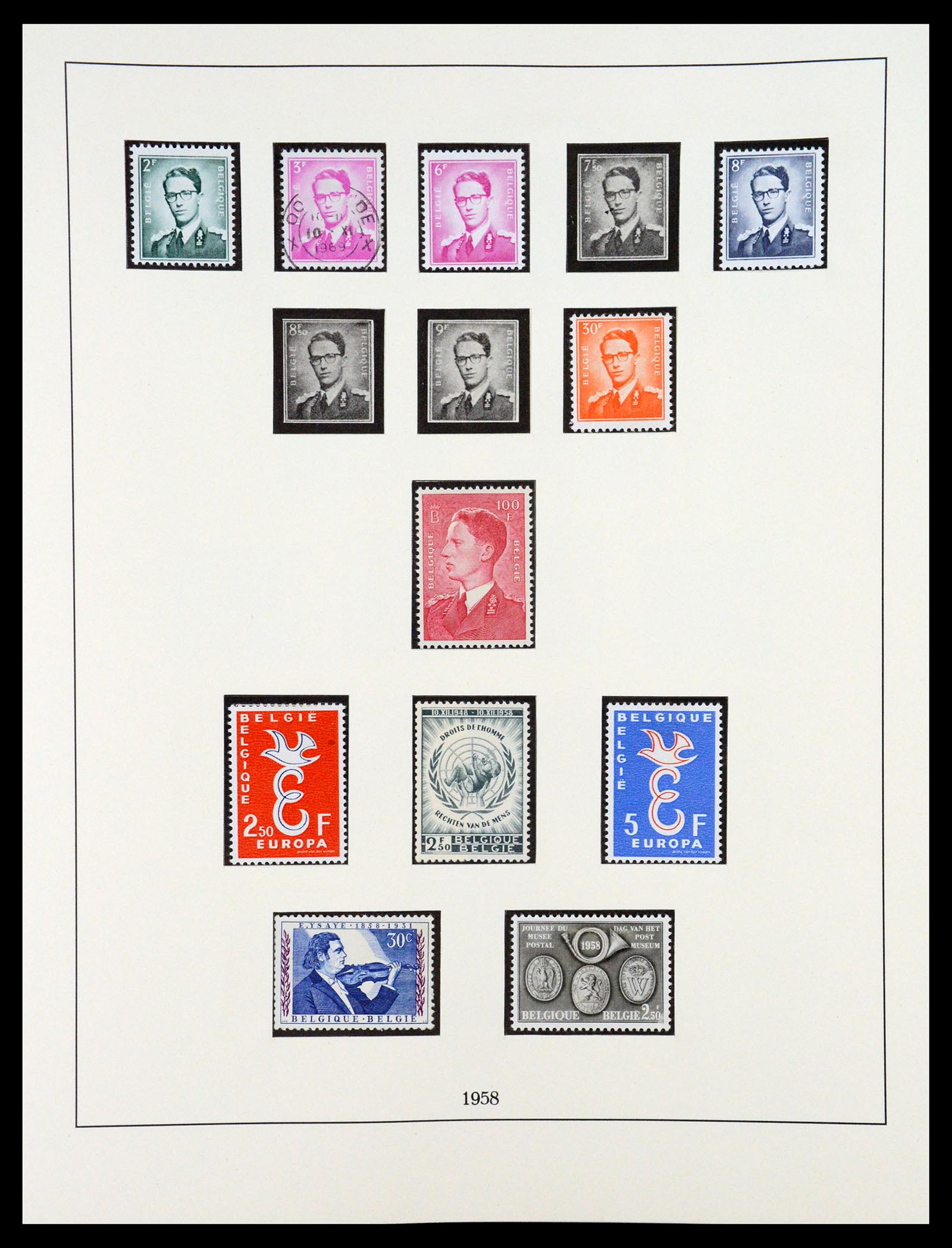 35132 044 - Stamp Collection 35132 Belgium 1941-1996.
