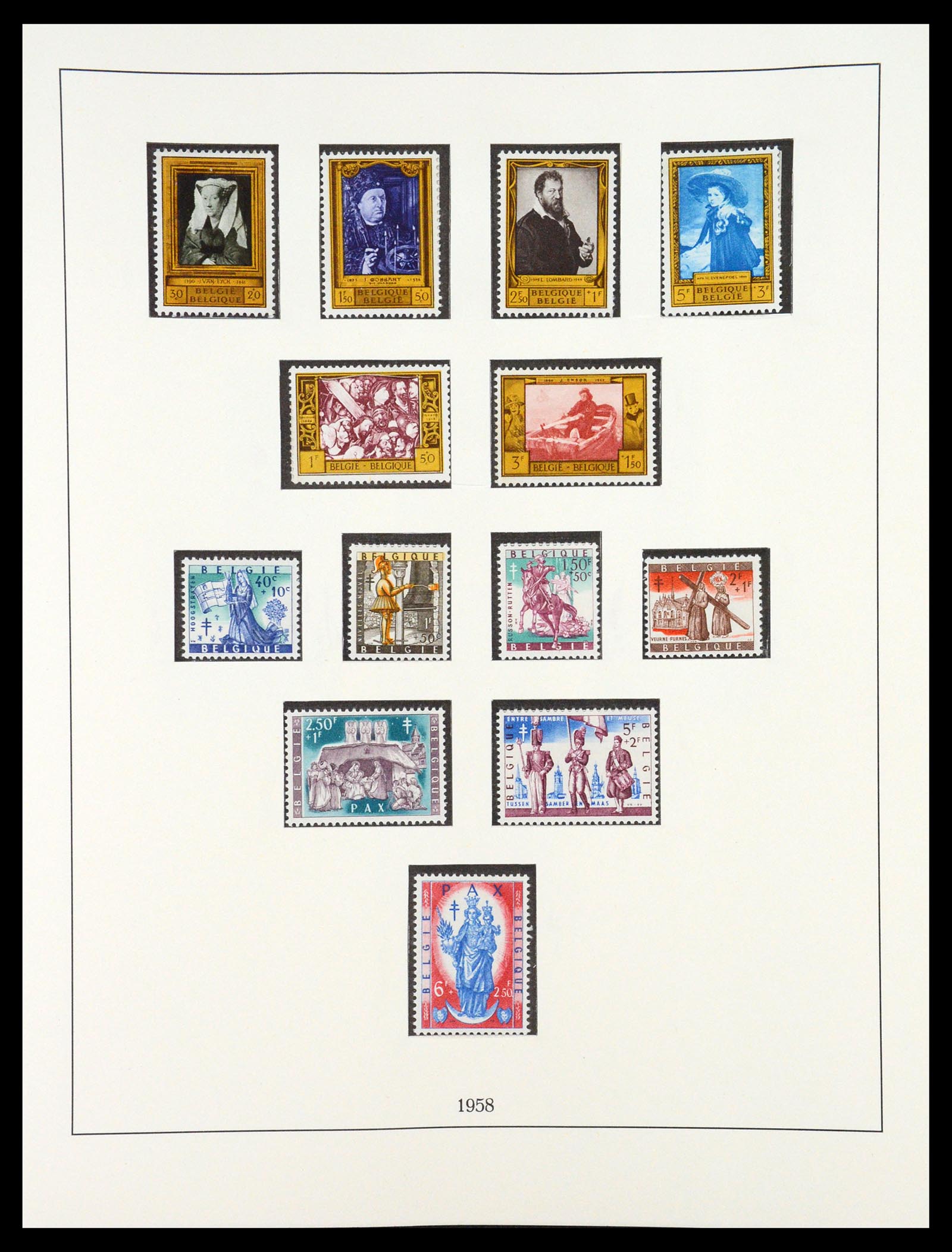 35132 045 - Stamp Collection 35132 Belgium 1941-1996.