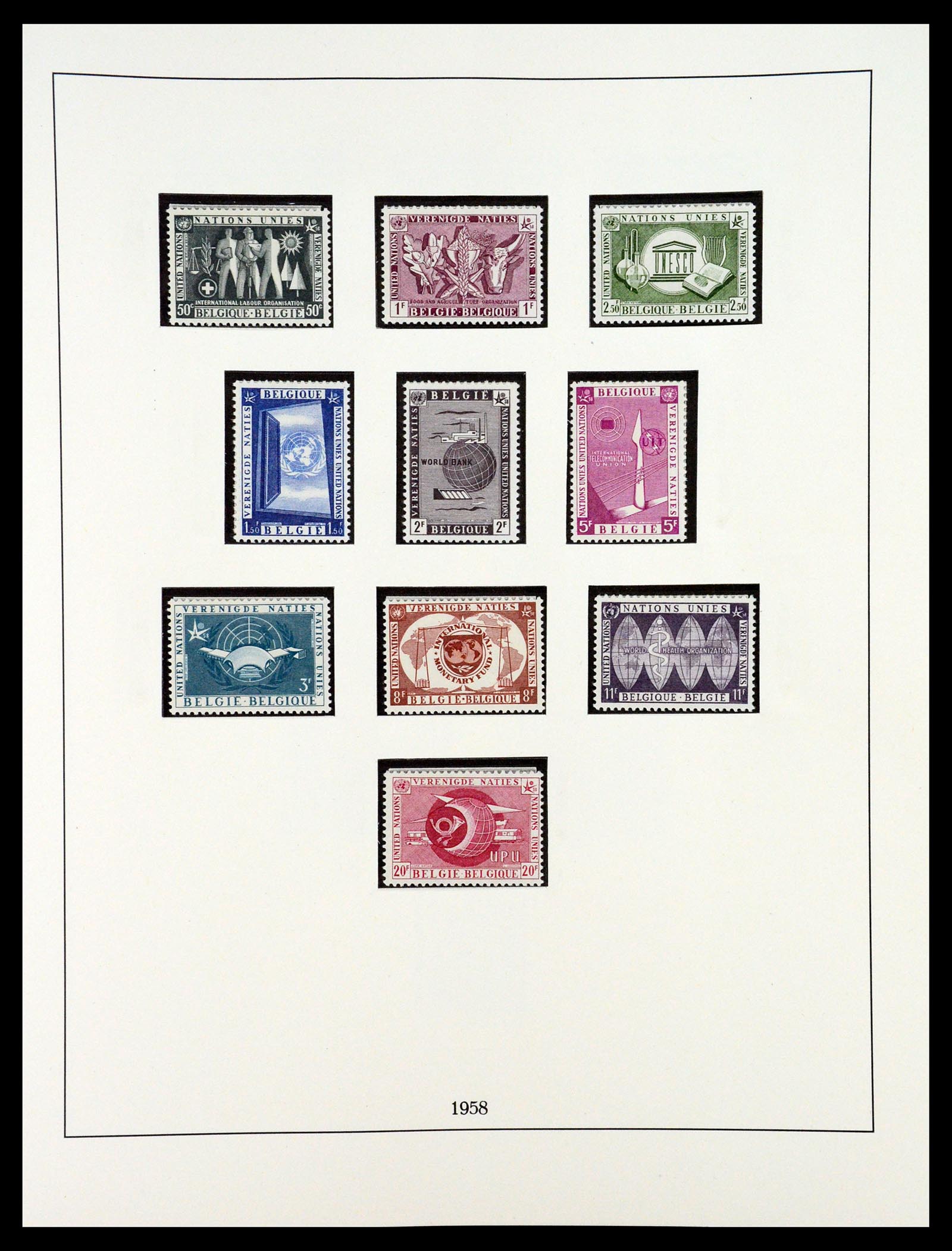 35132 046 - Stamp Collection 35132 Belgium 1941-1996.