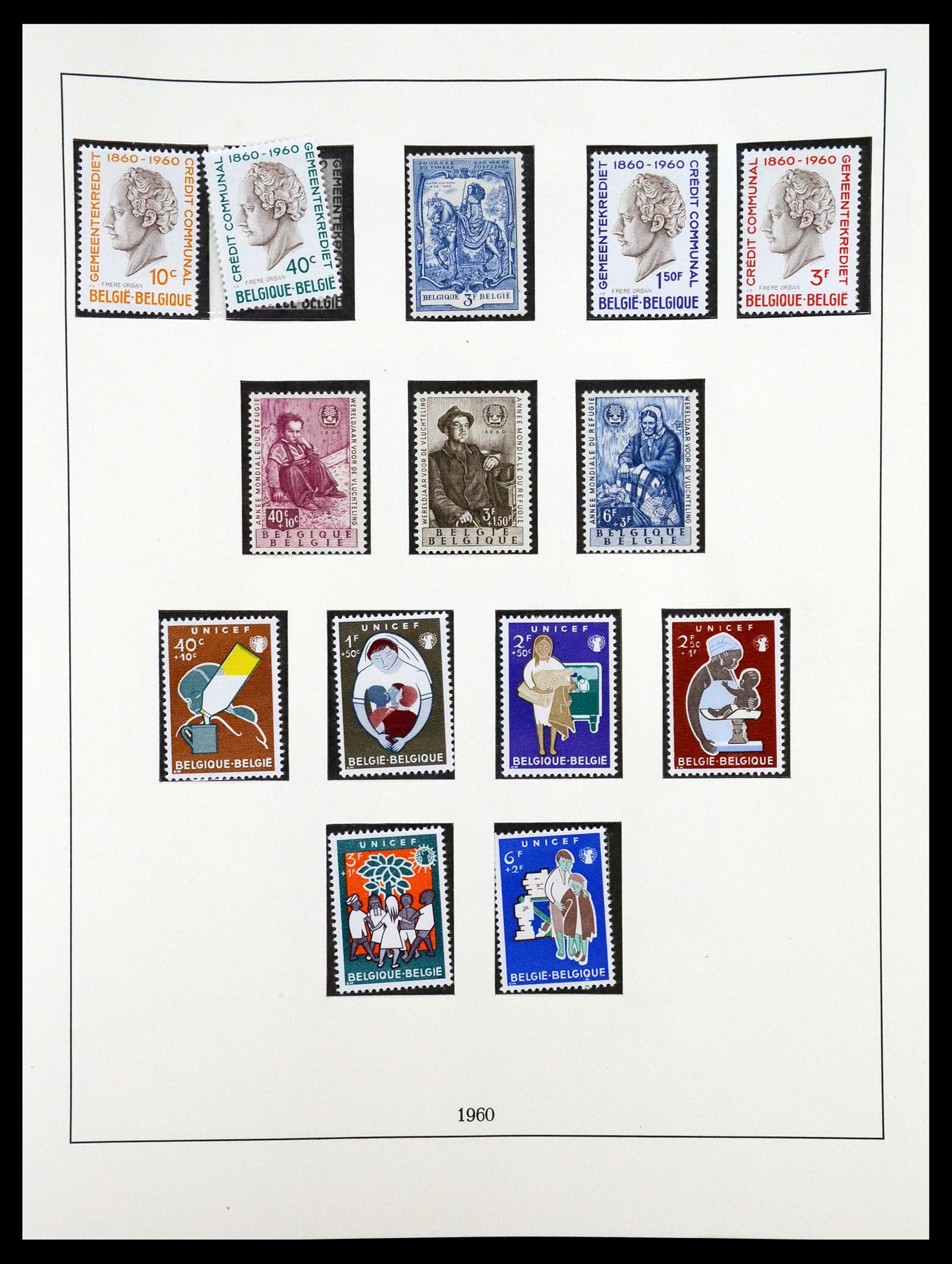 35132 051 - Stamp Collection 35132 Belgium 1941-1996.