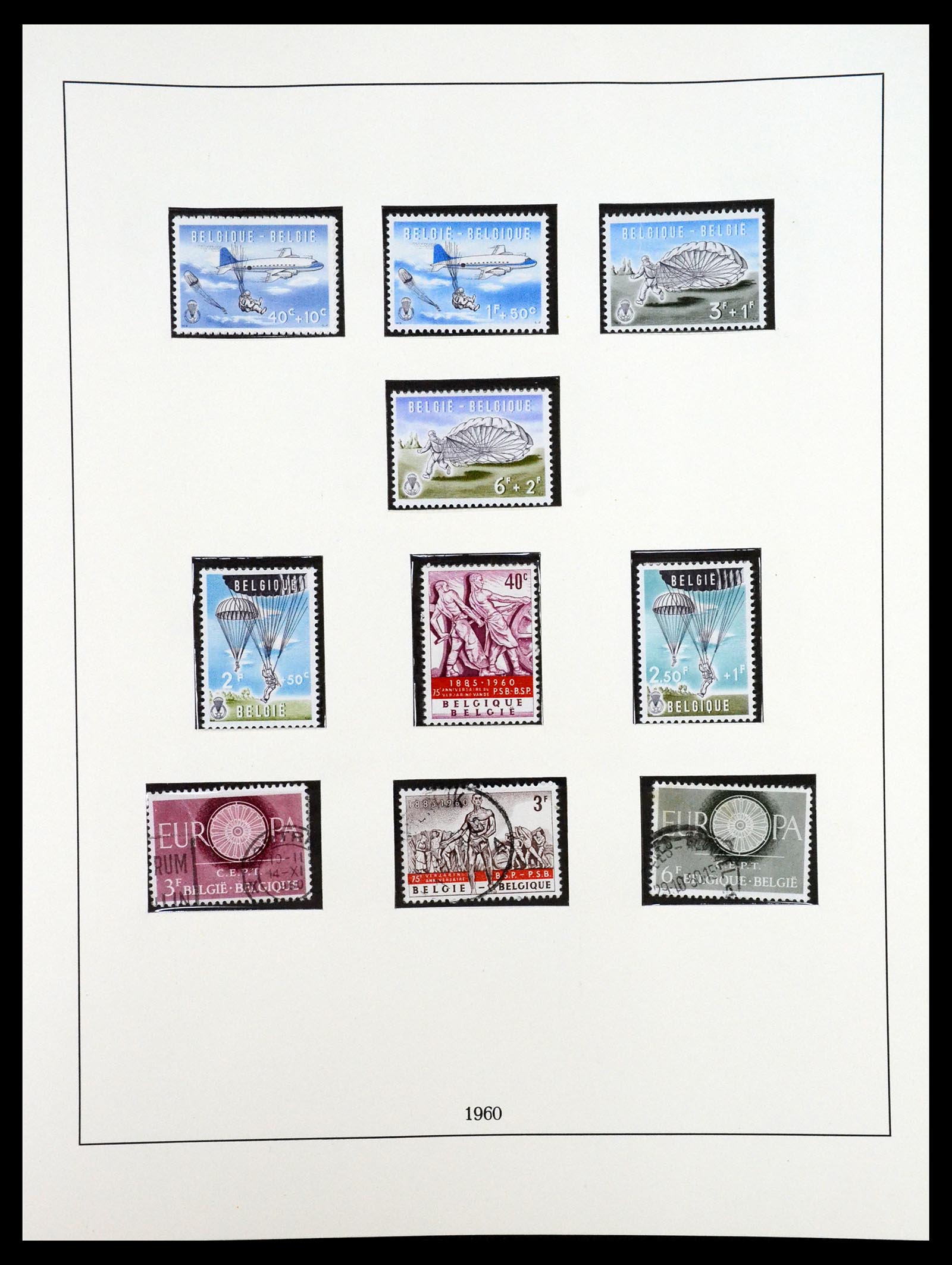35132 053 - Stamp Collection 35132 Belgium 1941-1996.