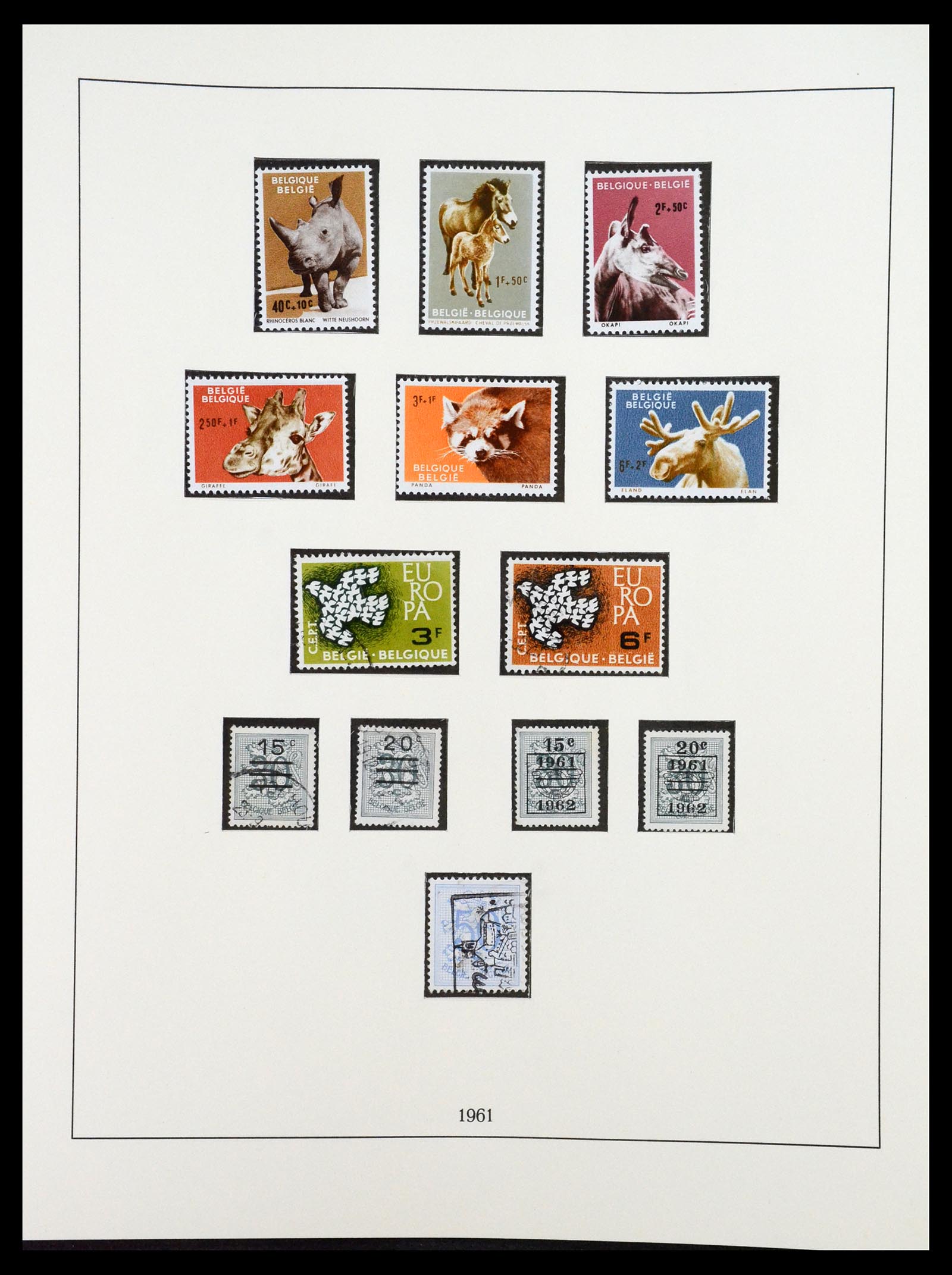 35132 055 - Stamp Collection 35132 Belgium 1941-1996.