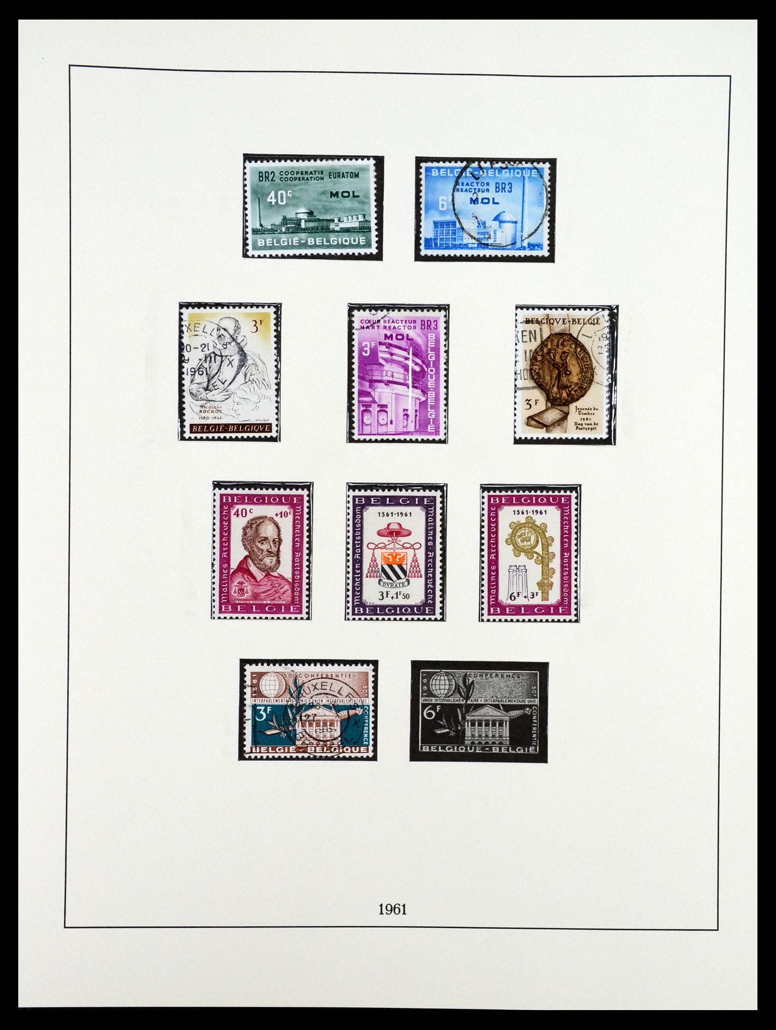 35132 056 - Stamp Collection 35132 Belgium 1941-1996.