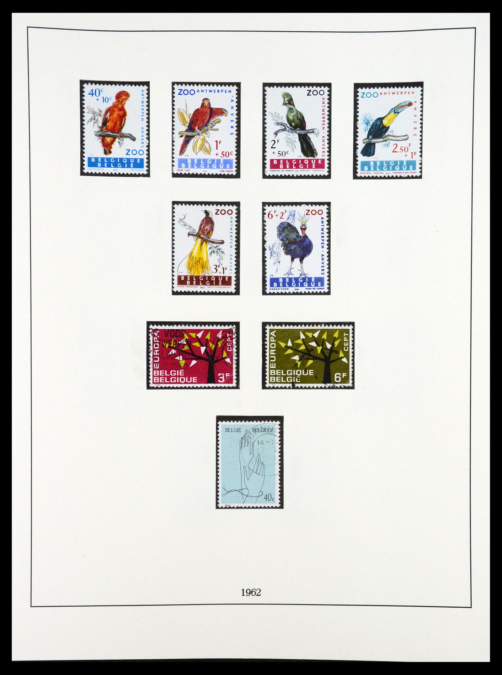 35132 059 - Stamp Collection 35132 Belgium 1941-1996.