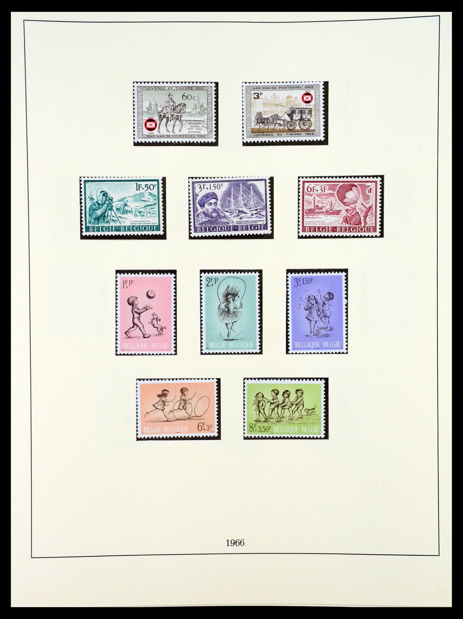 35132 083 - Stamp Collection 35132 Belgium 1941-1996.