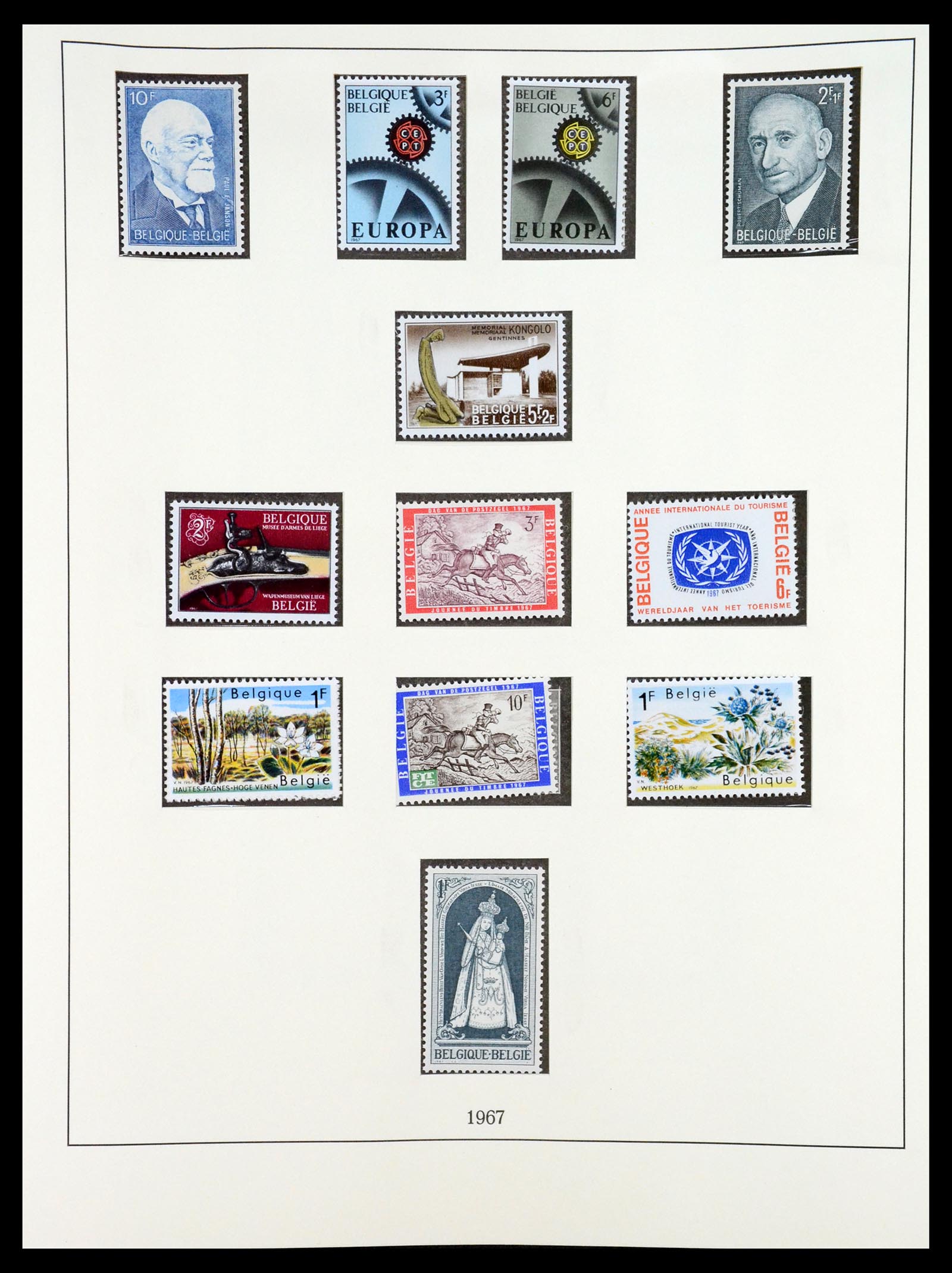 35132 085 - Stamp Collection 35132 Belgium 1941-1996.