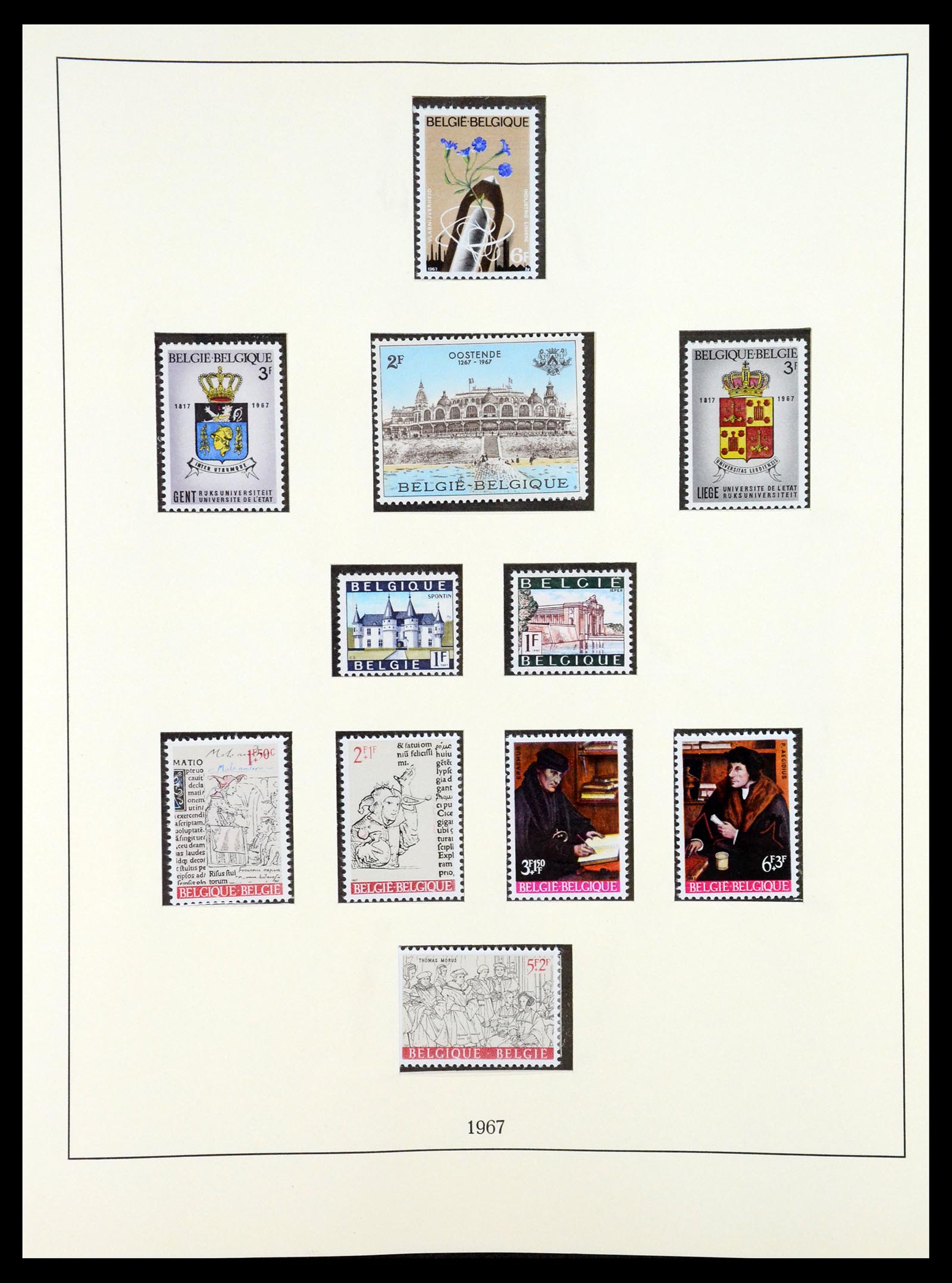 35132 087 - Stamp Collection 35132 Belgium 1941-1996.