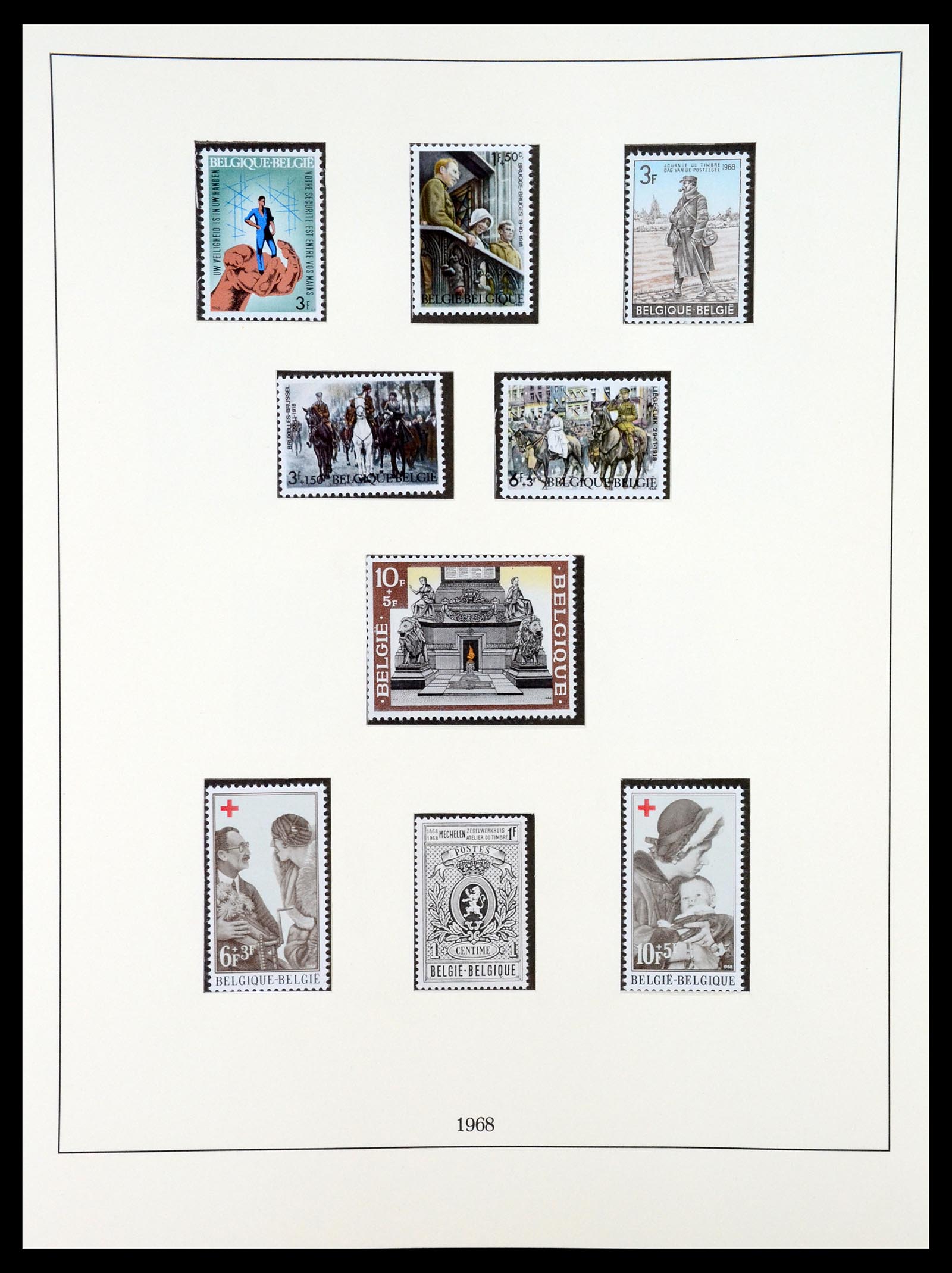 35132 089 - Stamp Collection 35132 Belgium 1941-1996.