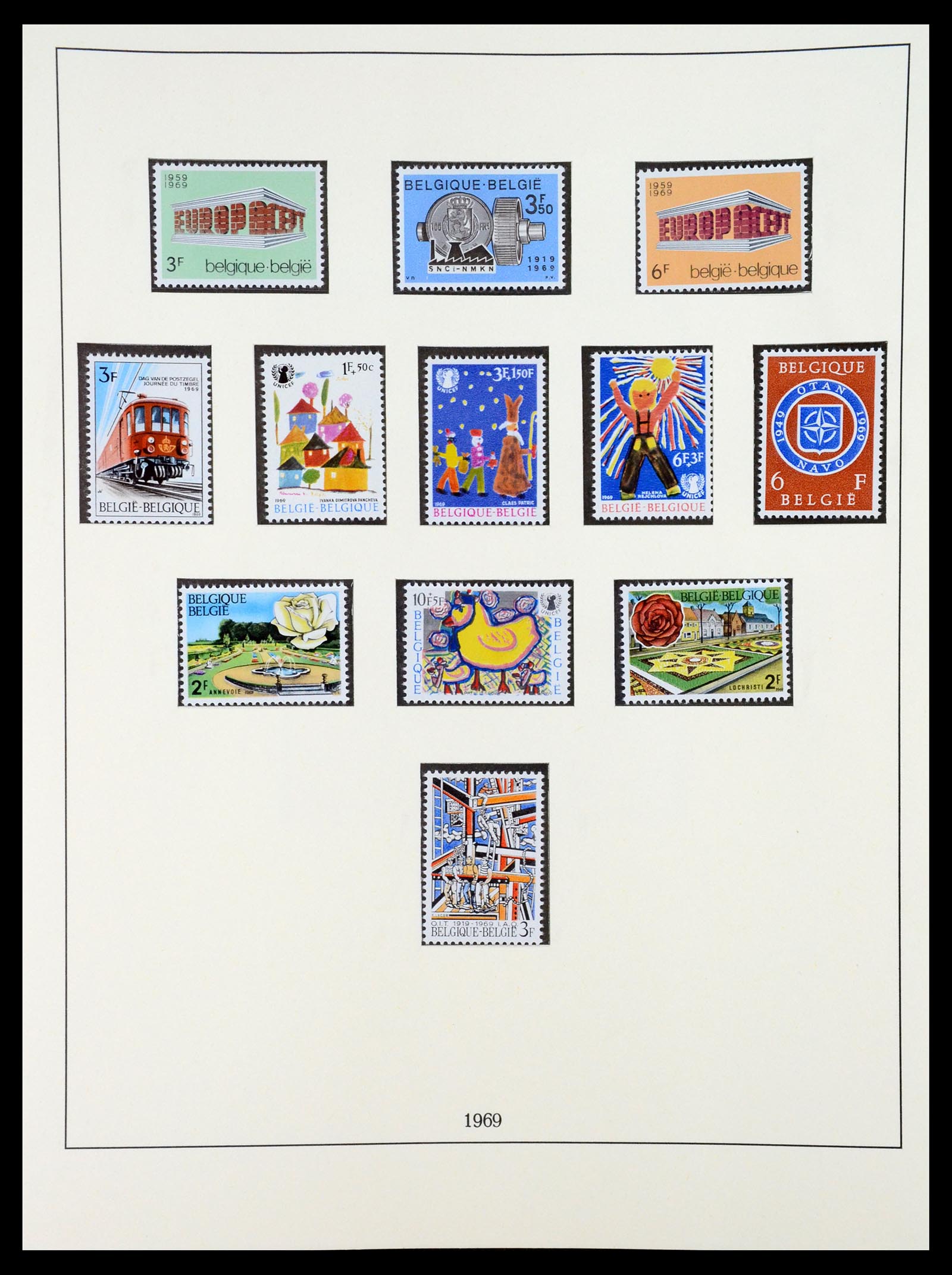 35132 094 - Stamp Collection 35132 Belgium 1941-1996.