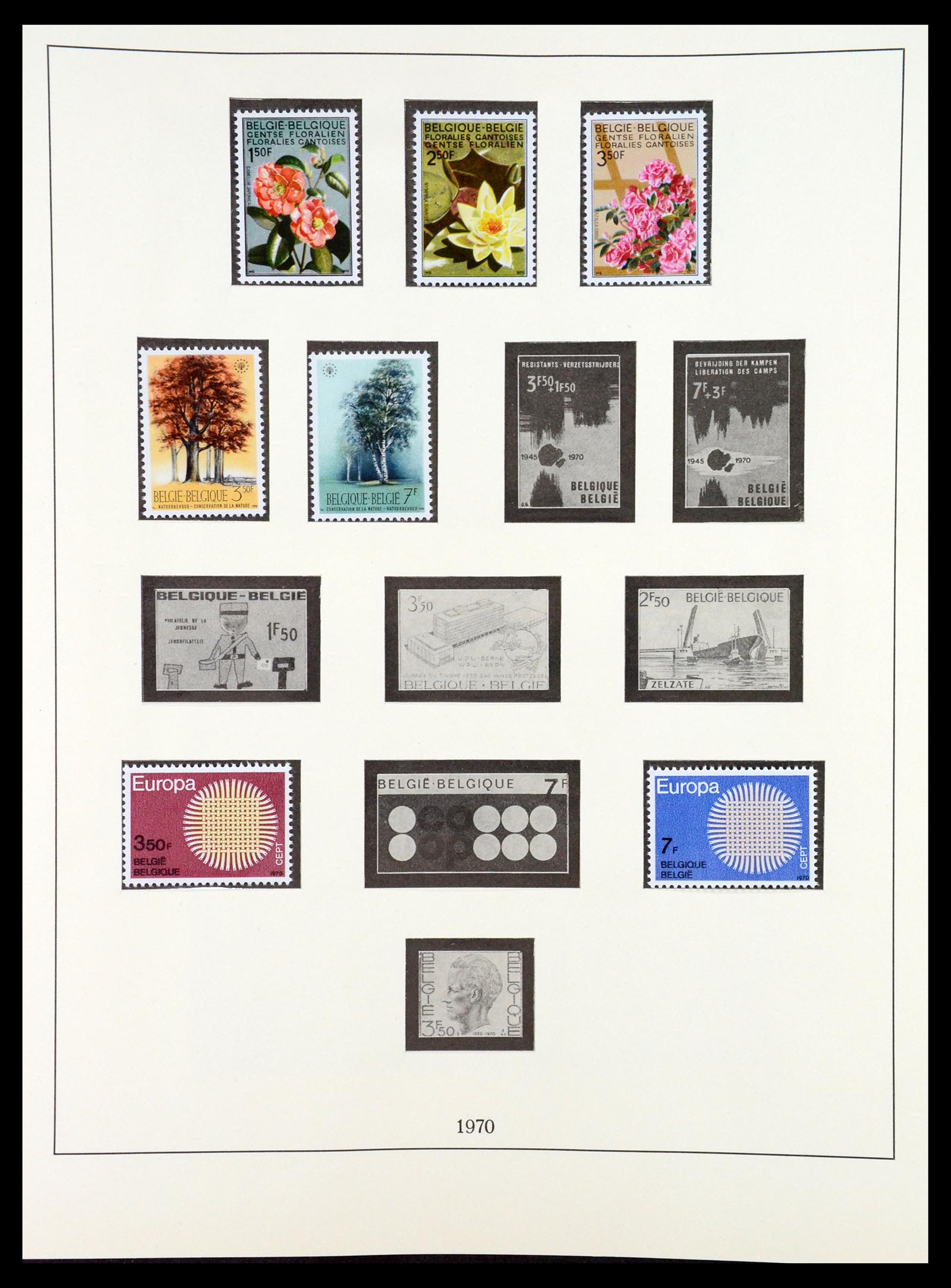 35132 099 - Stamp Collection 35132 Belgium 1941-1996.
