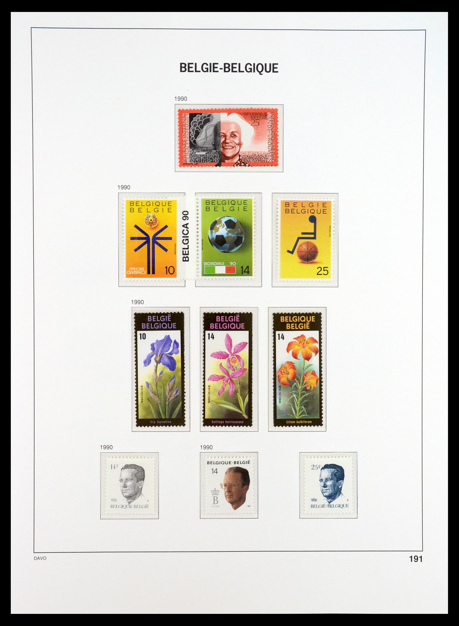 35132 200 - Stamp Collection 35132 Belgium 1941-1996.