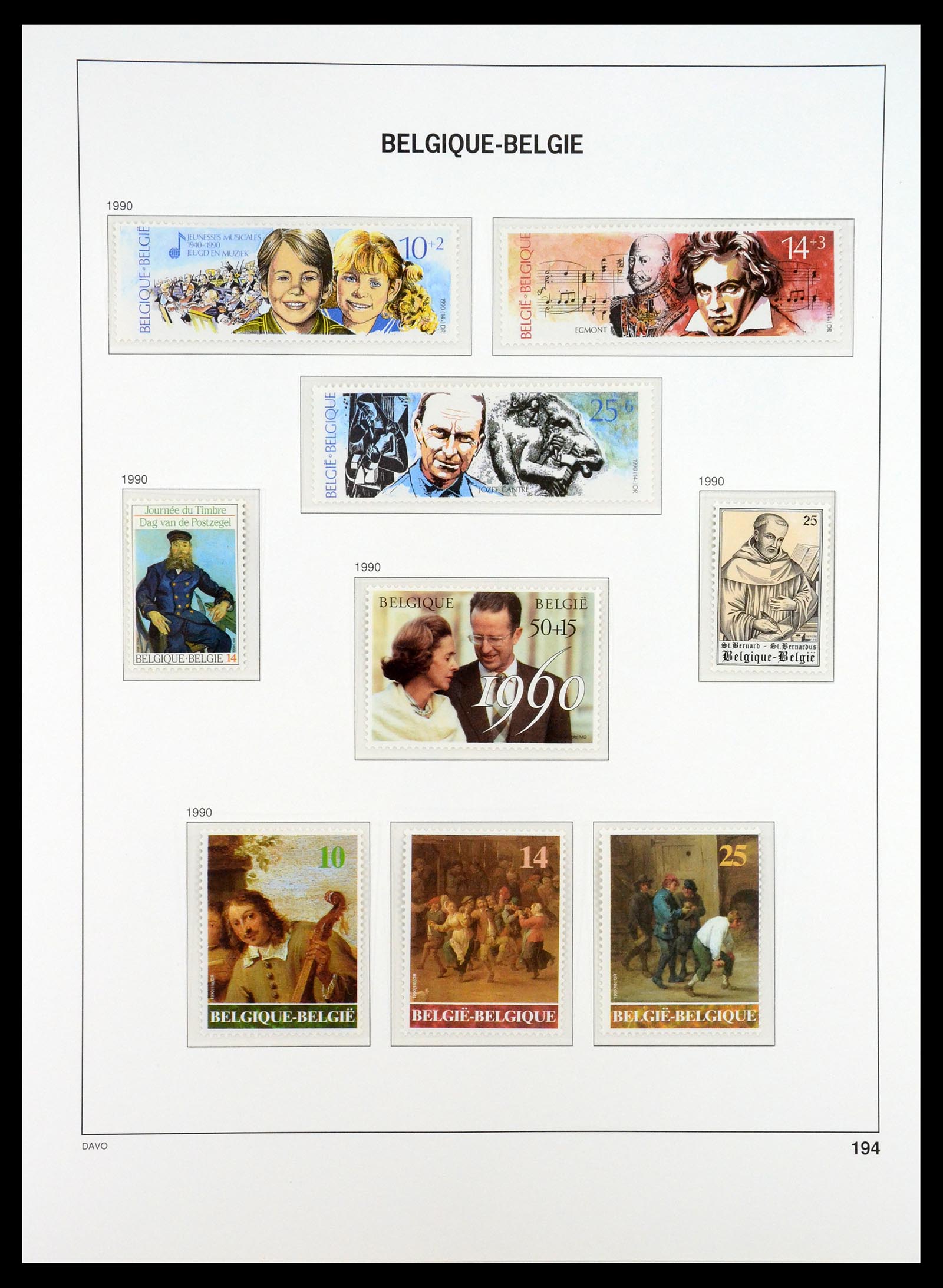 35132 203 - Stamp Collection 35132 Belgium 1941-1996.