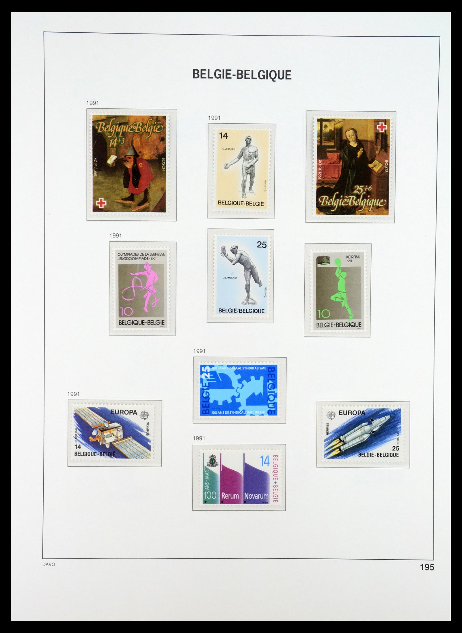 35132 204 - Stamp Collection 35132 Belgium 1941-1996.