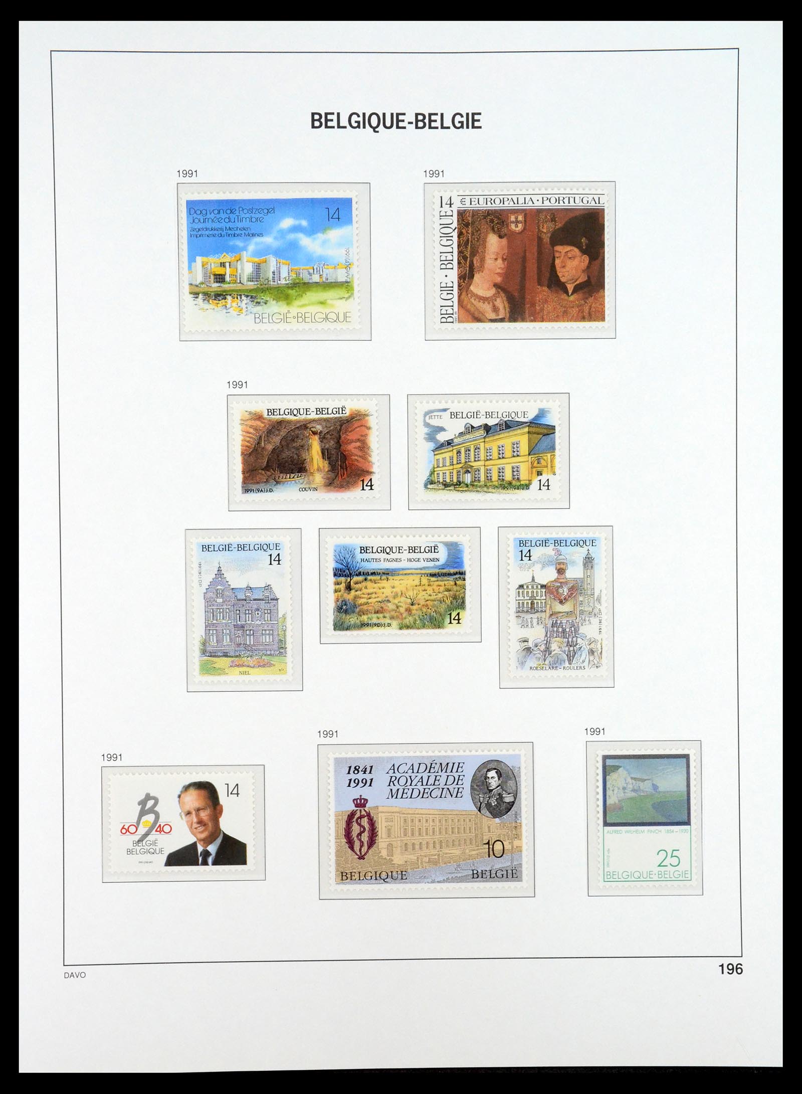 35132 205 - Stamp Collection 35132 Belgium 1941-1996.