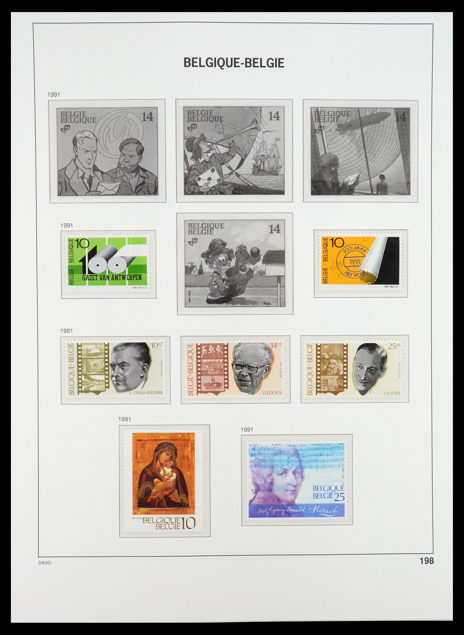 35132 207 - Stamp Collection 35132 Belgium 1941-1996.
