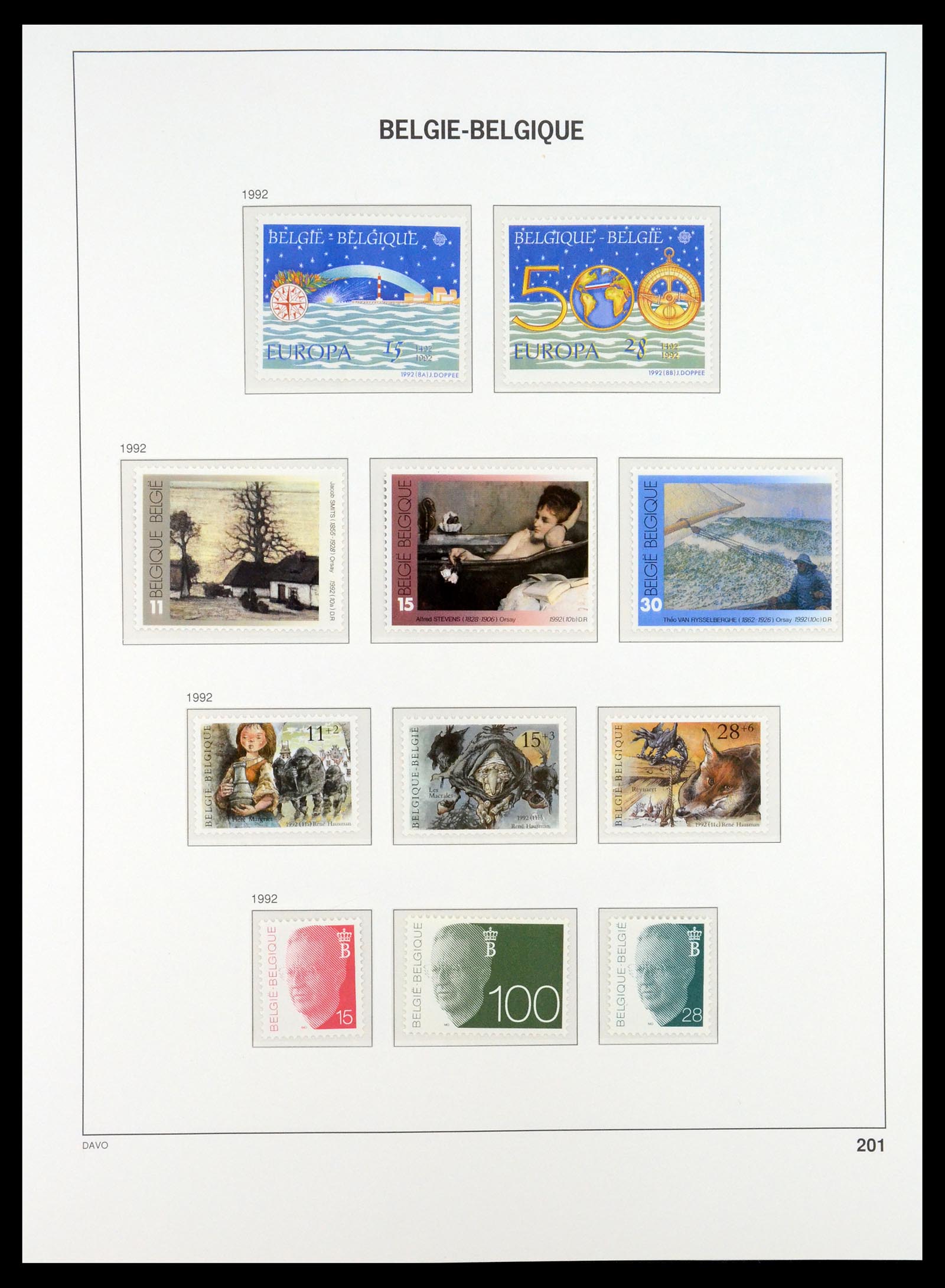 35132 210 - Stamp Collection 35132 Belgium 1941-1996.