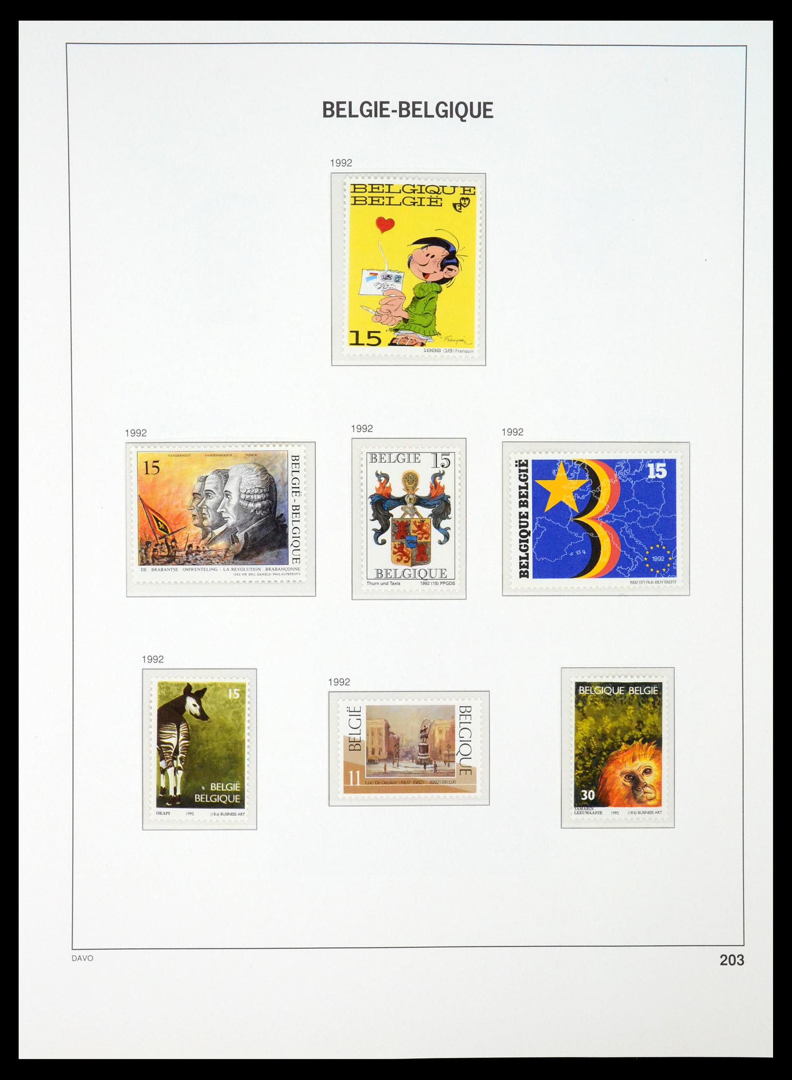 35132 212 - Stamp Collection 35132 Belgium 1941-1996.