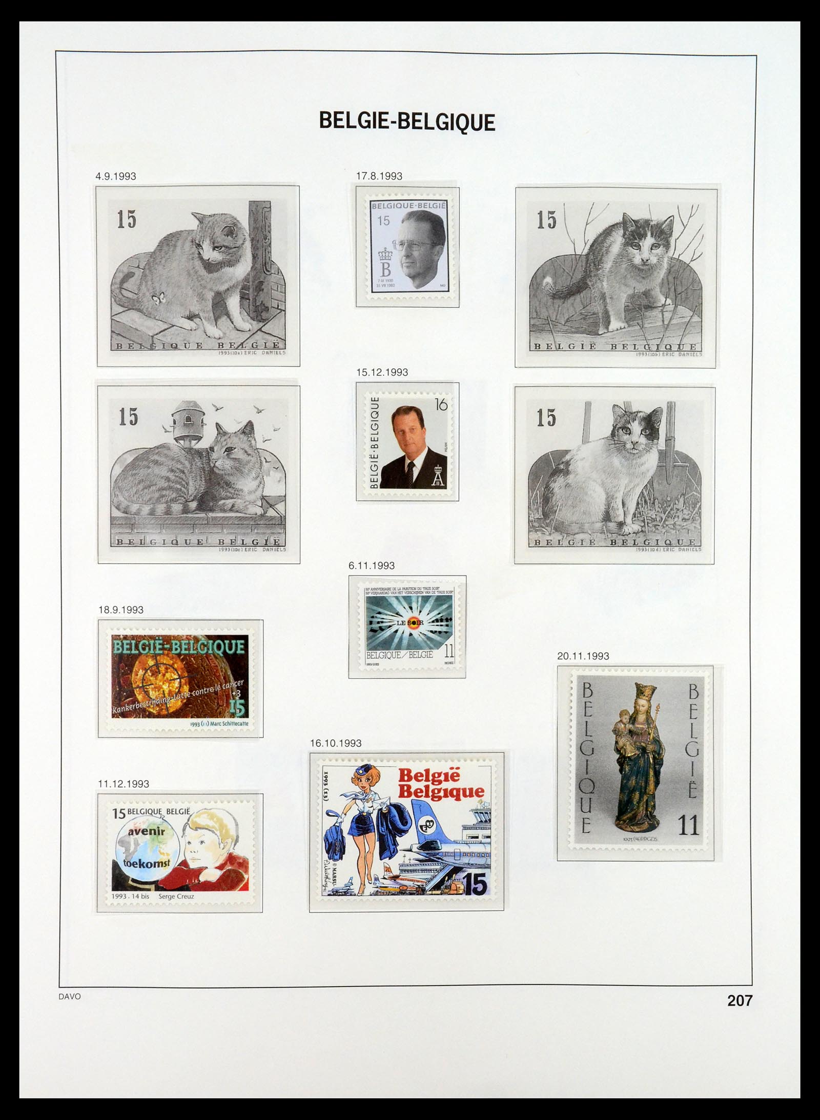35132 216 - Stamp Collection 35132 Belgium 1941-1996.