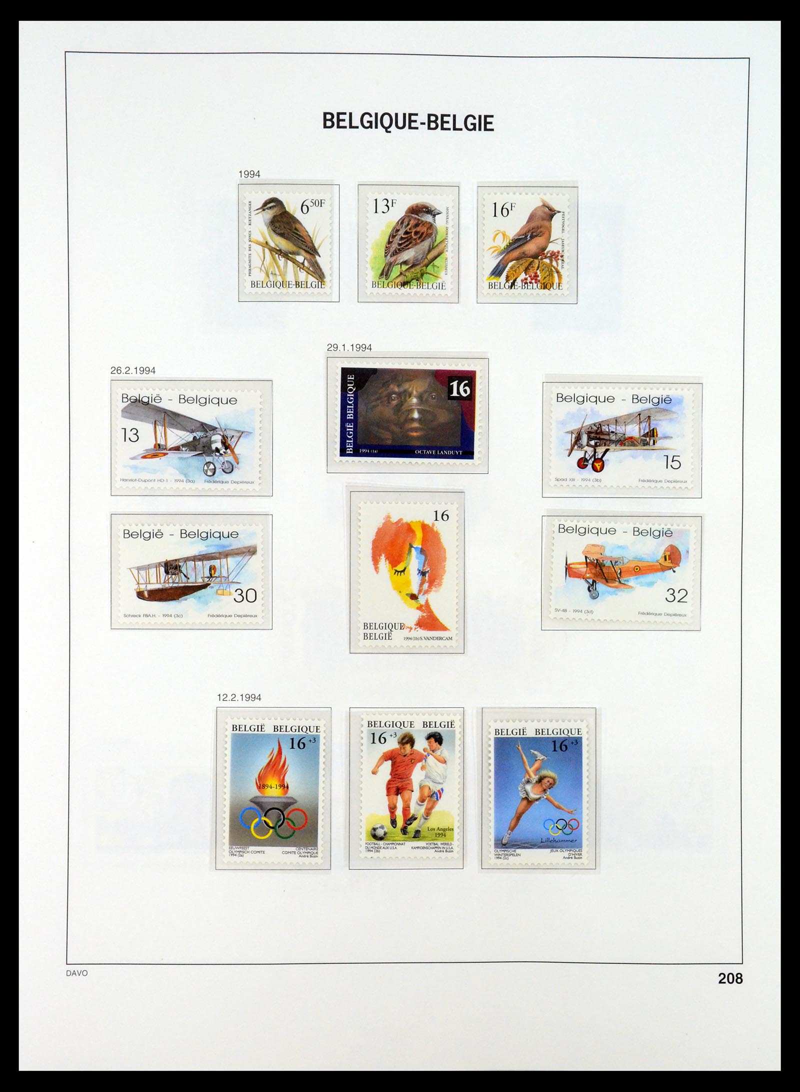 35132 217 - Stamp Collection 35132 Belgium 1941-1996.