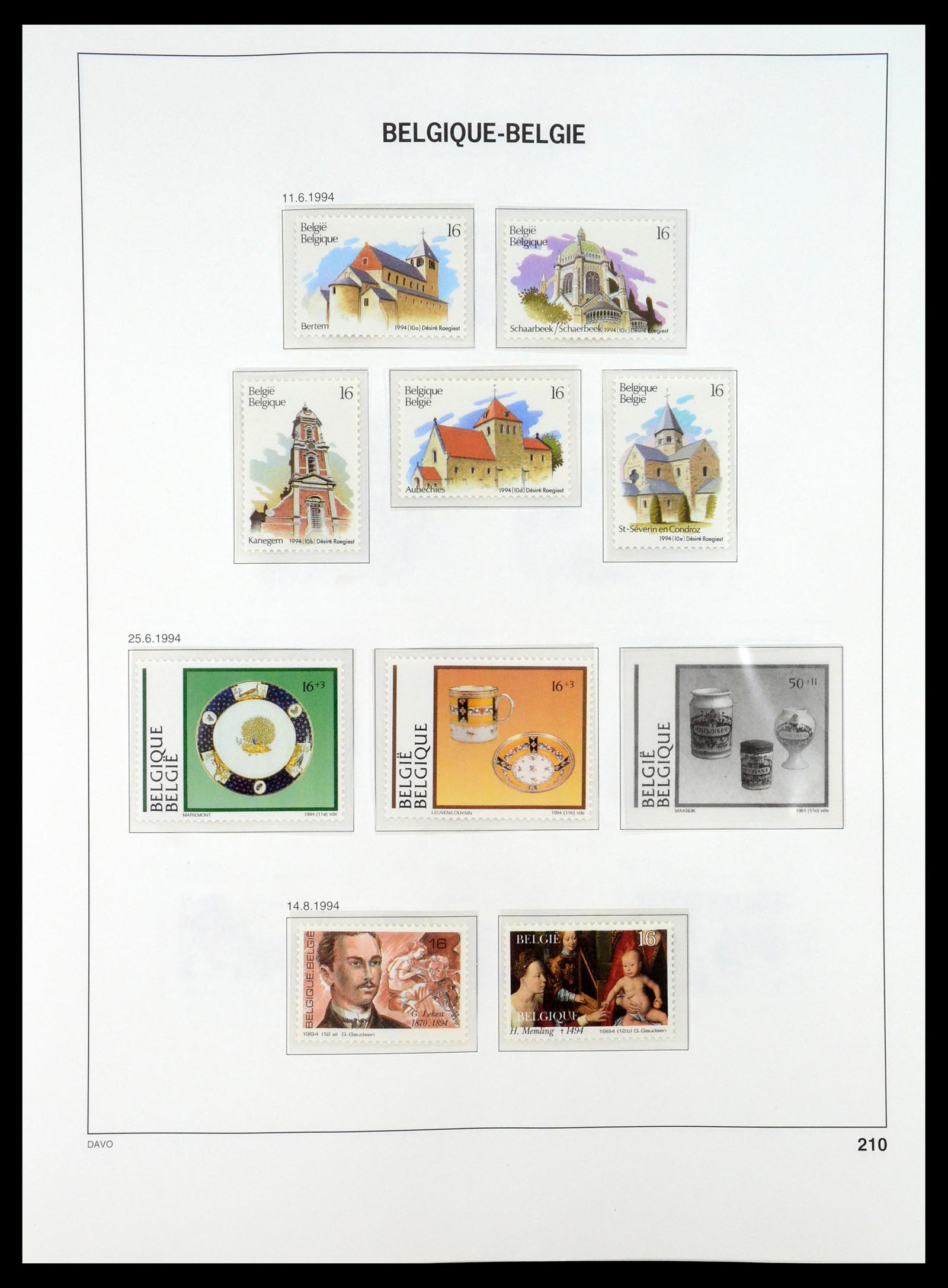 35132 219 - Stamp Collection 35132 Belgium 1941-1996.